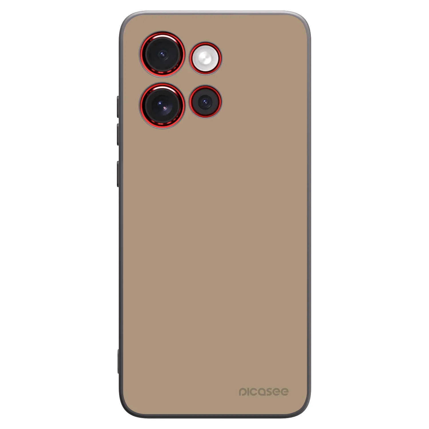 Picasee silikonski črni ovitek za Motorola Edge 60 Neo 5G - Soft Sand