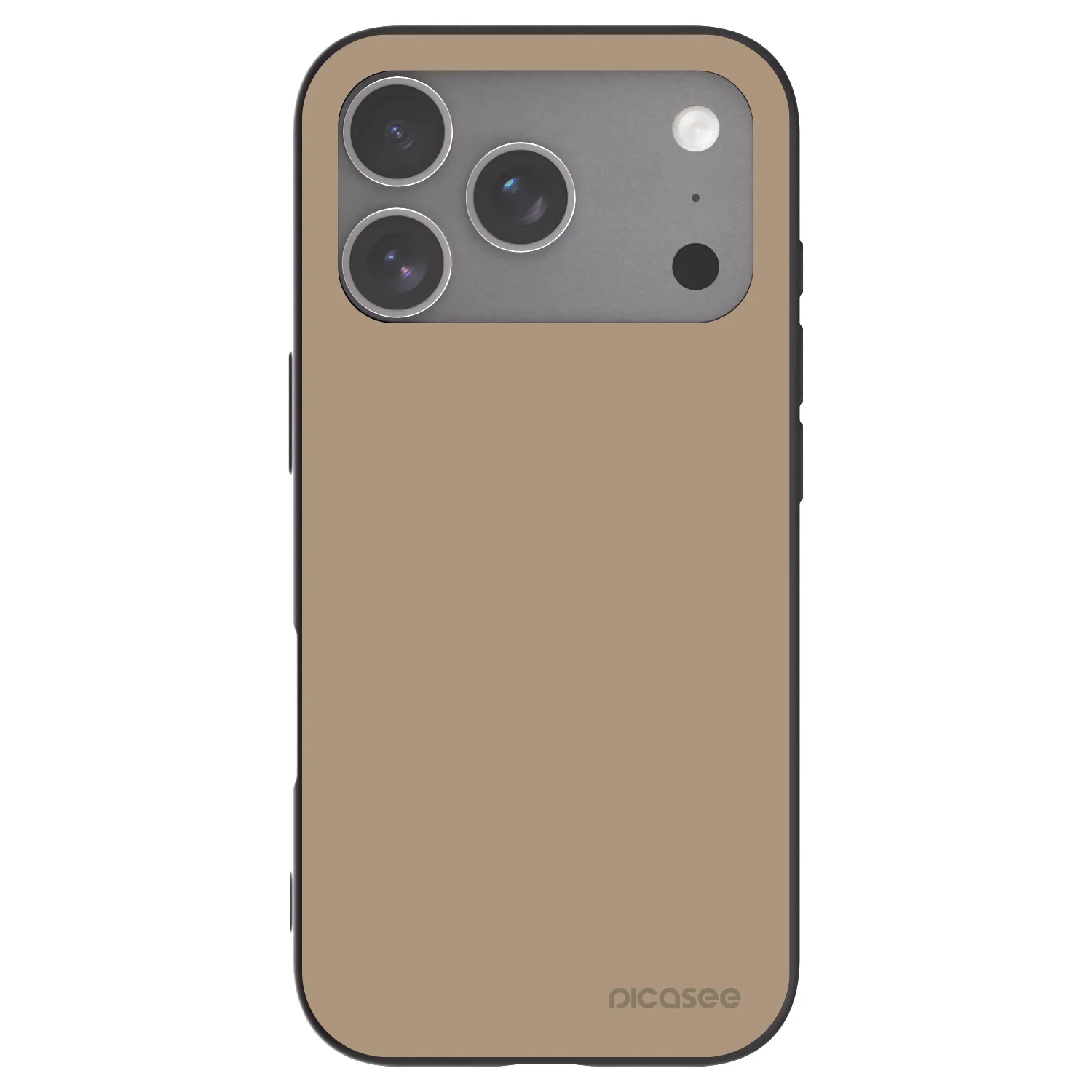 Picasee silikonski črni ovitek za Apple iPhone 18 Pro - Soft Sand