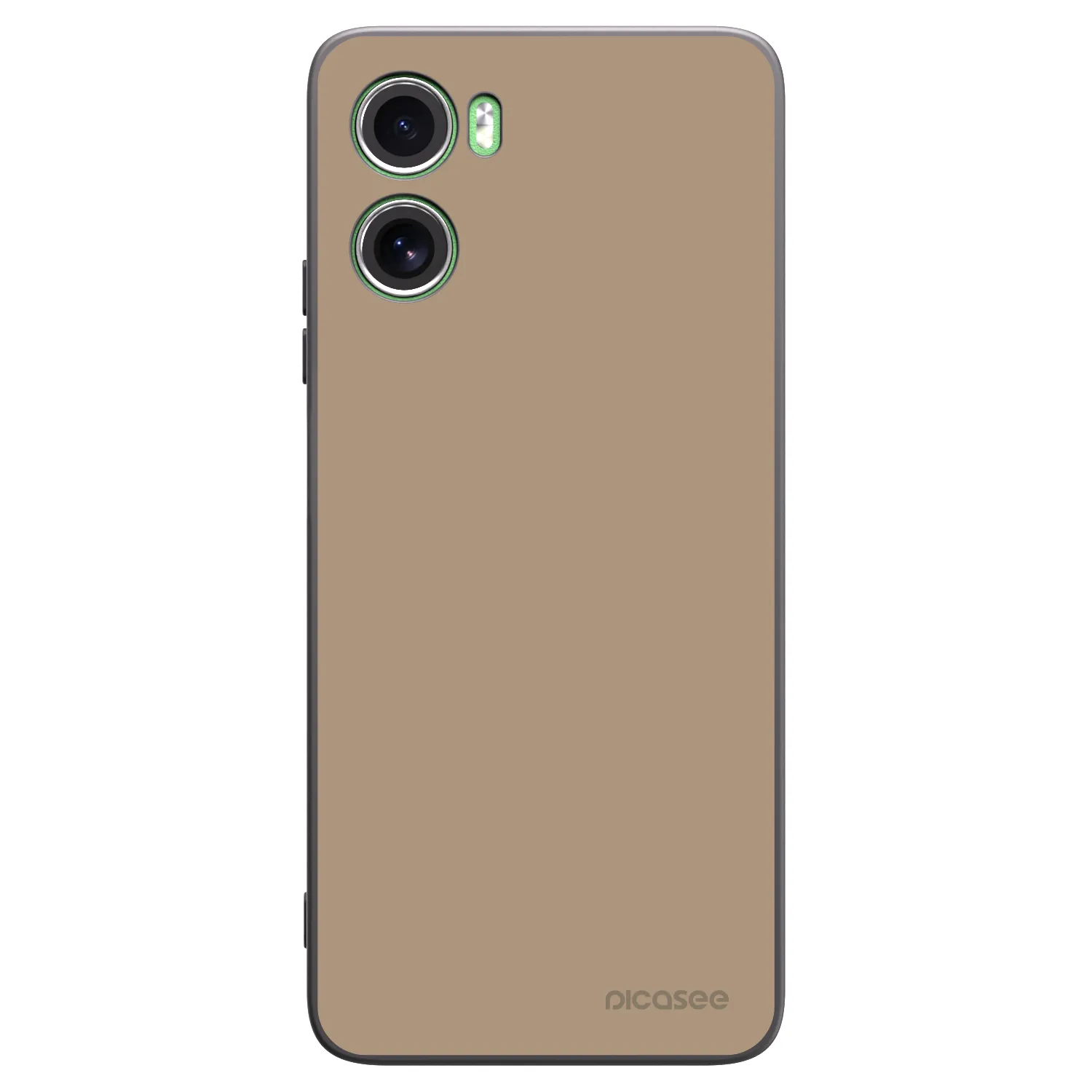 Picasee silikonski črni ovitek za Motorola Moto G06 - Soft Sand
