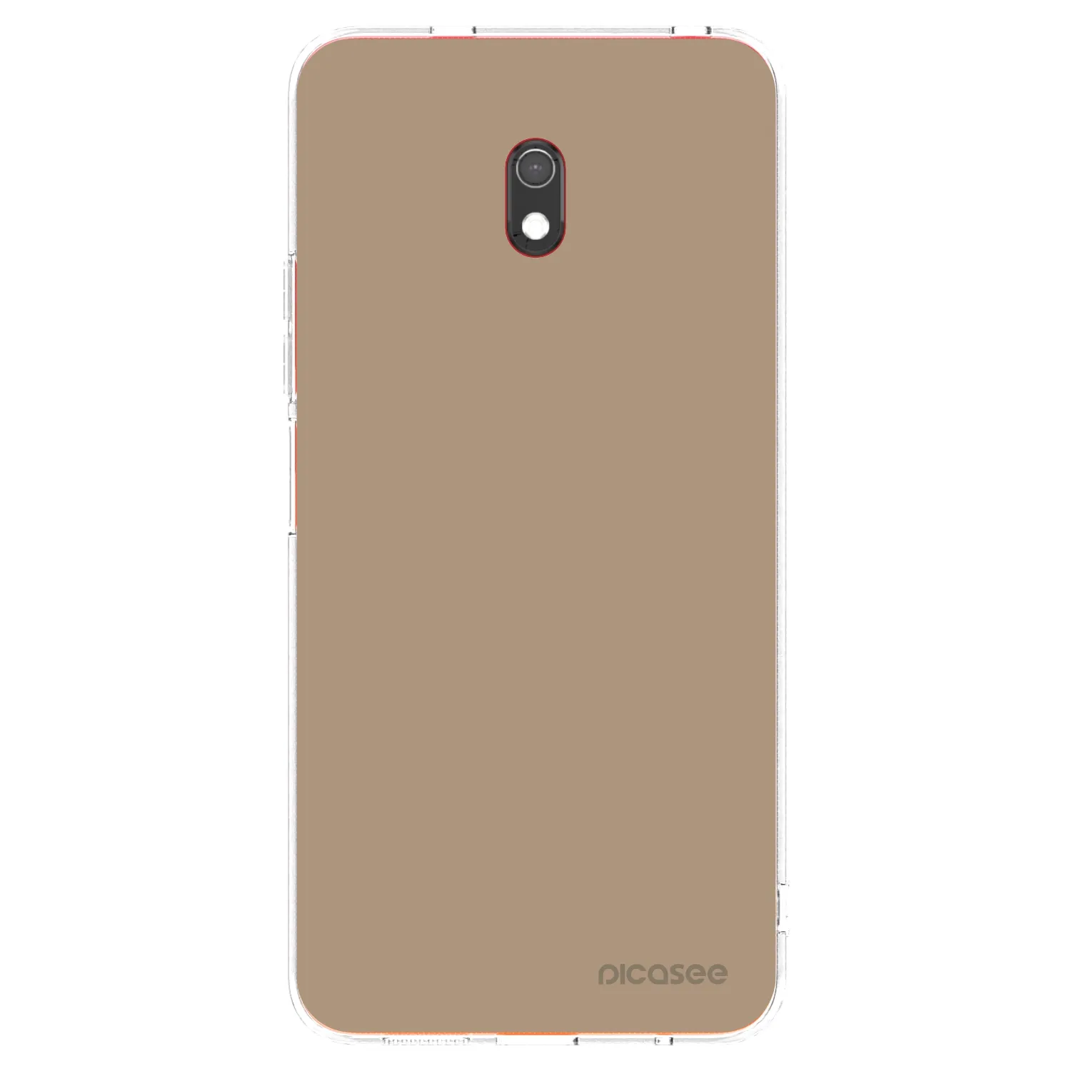 Picasee silikonski prozorni ovitek za Xiaomi Redmi 8A - Soft Sand