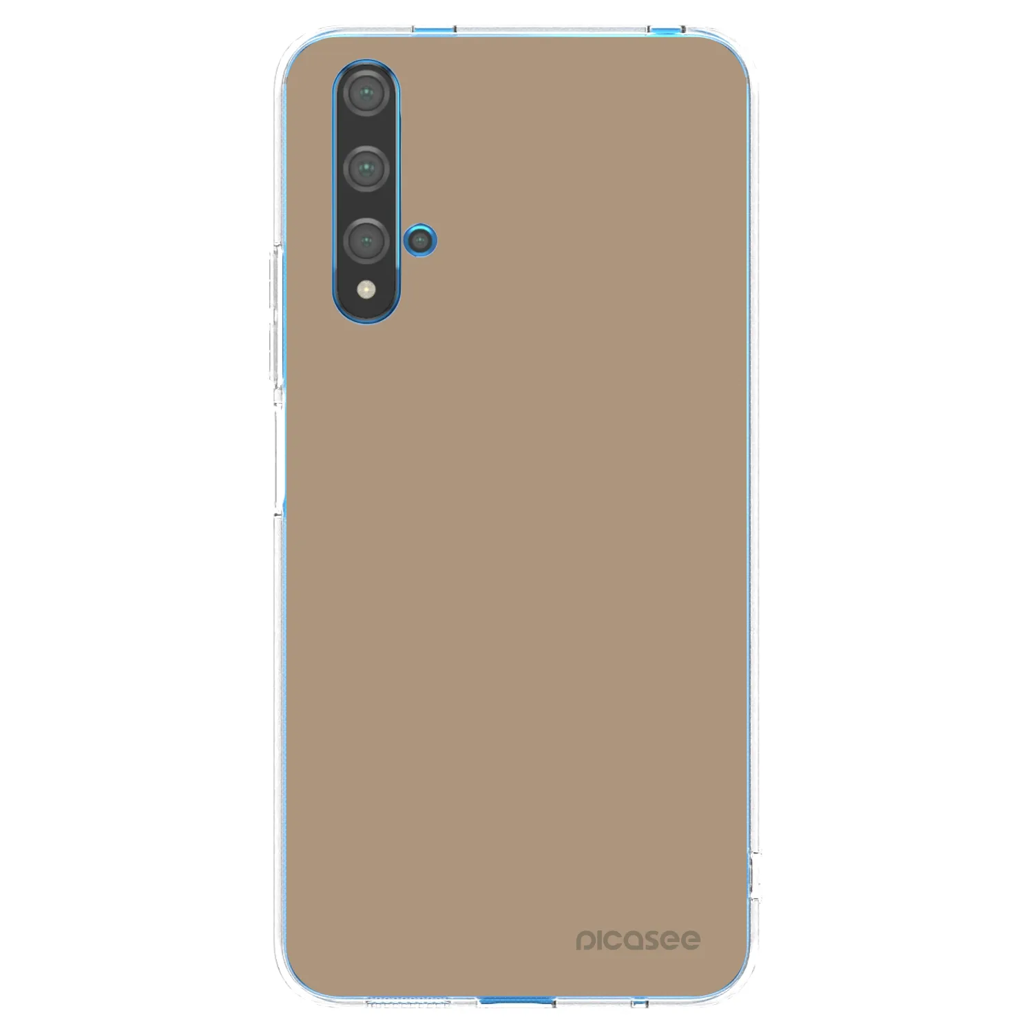 Picasee silikonski prozorni ovitek za Huawei Nova 5T - Soft Sand