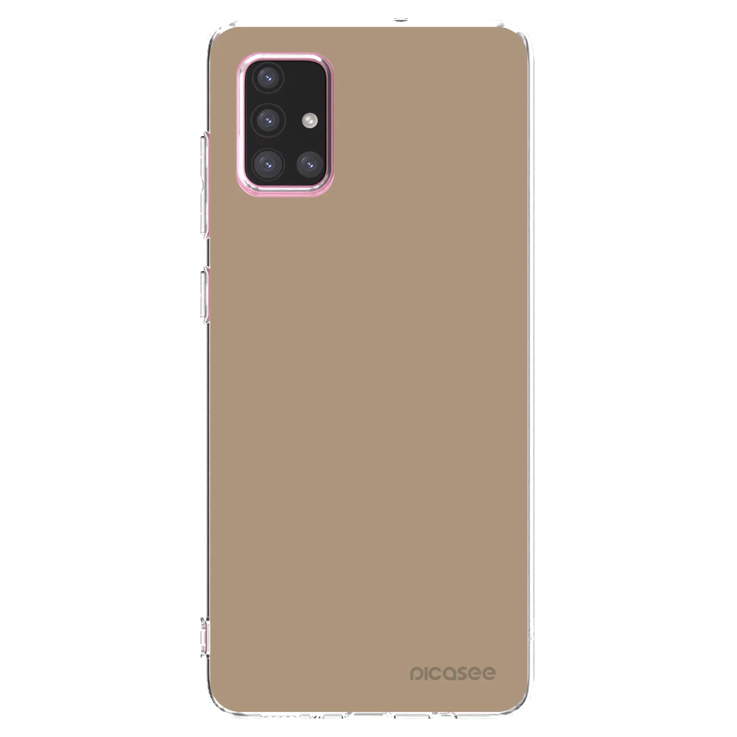 Picasee silikonski prozorni ovitek za Samsung Galaxy A71 A715F - Soft Sand