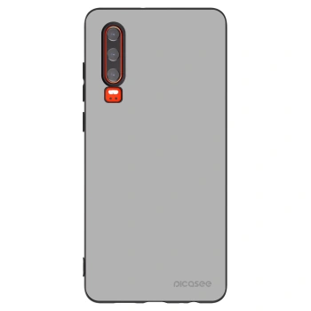 Picasee silikonski črni ovitek za Huawei P30 - Stone