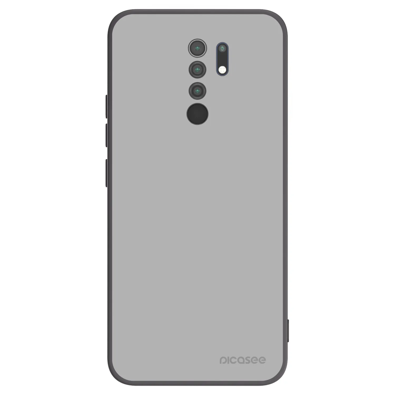 Picasee silikonski črni ovitek za Xiaomi Redmi 9 - Stone