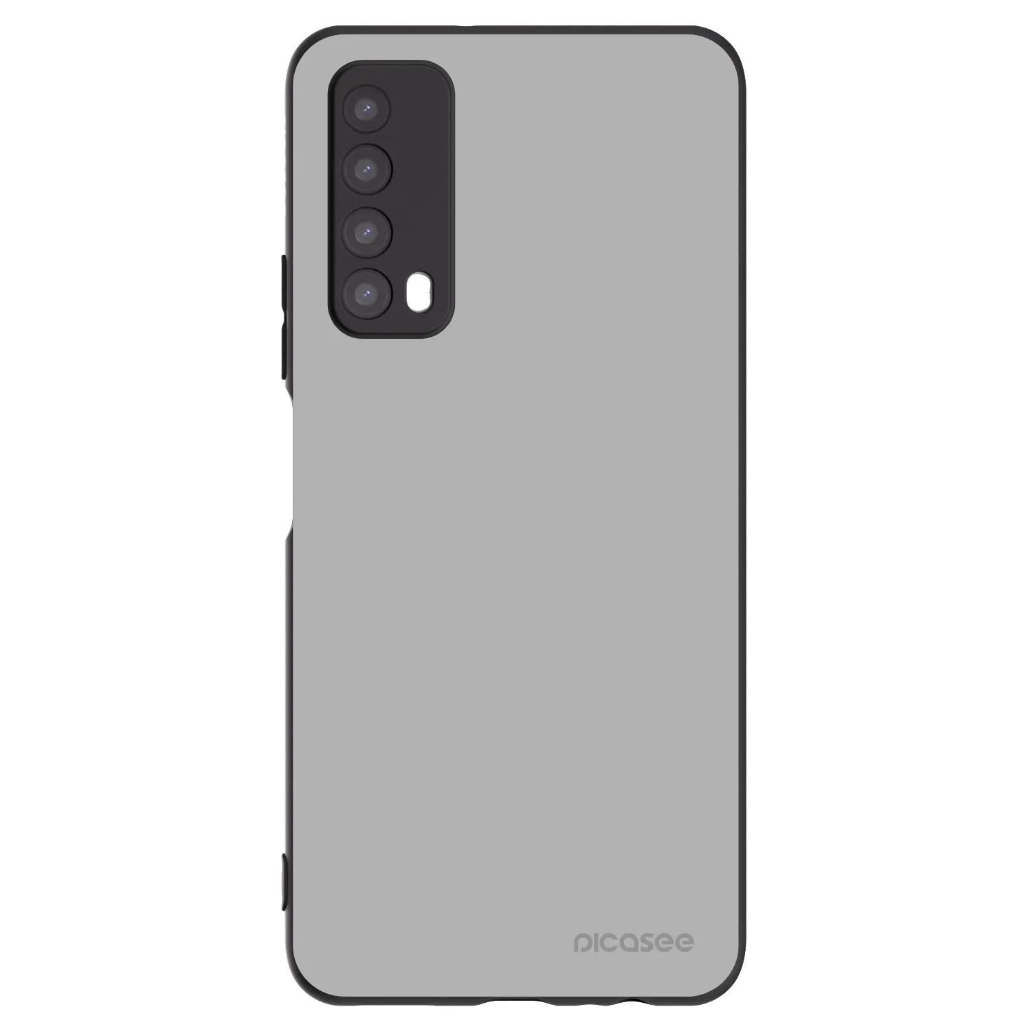Picasee silikonski črni ovitek za Huawei P Smart 2021 - Stone