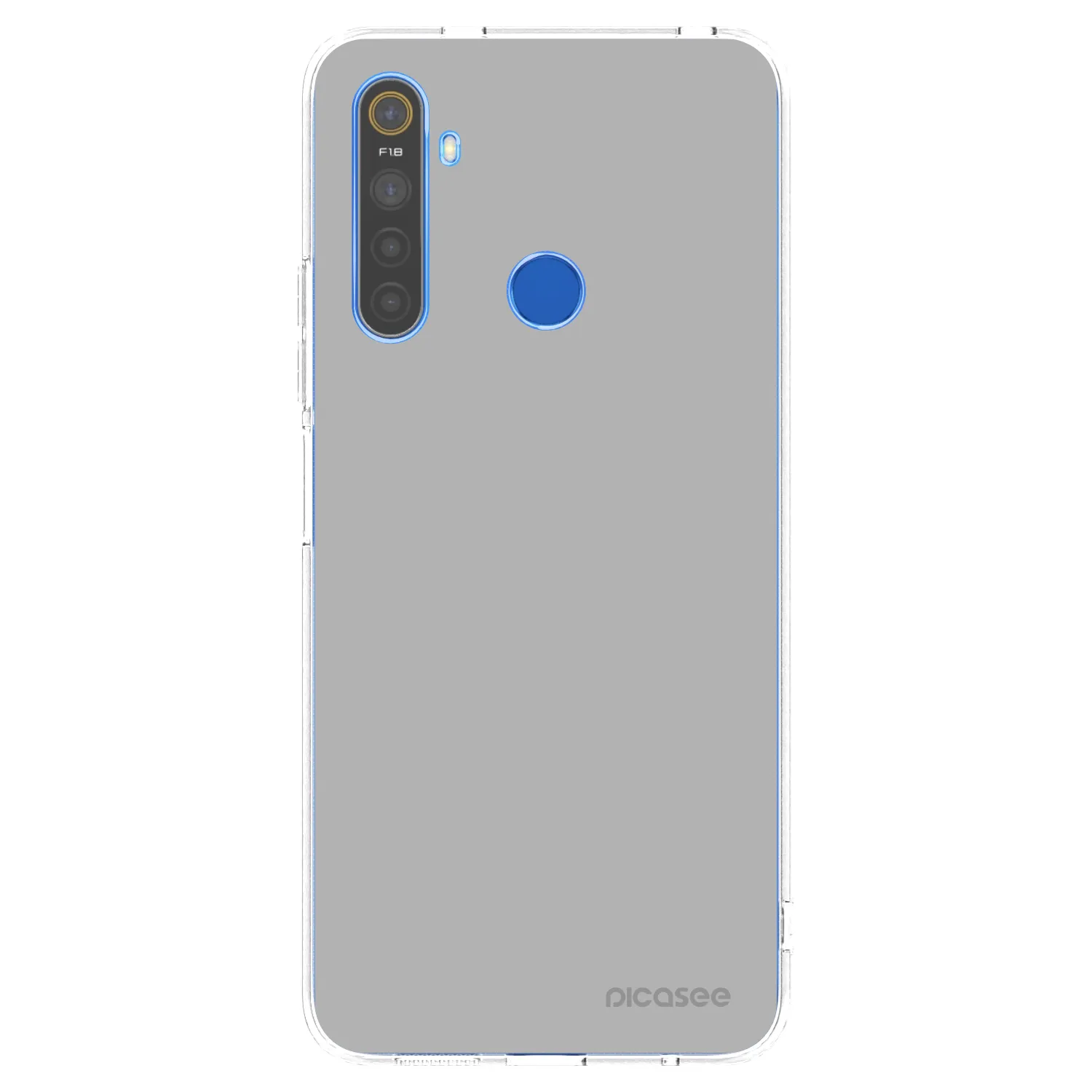 Picasee silikonski prozorni ovitek za Realme 5 - Stone