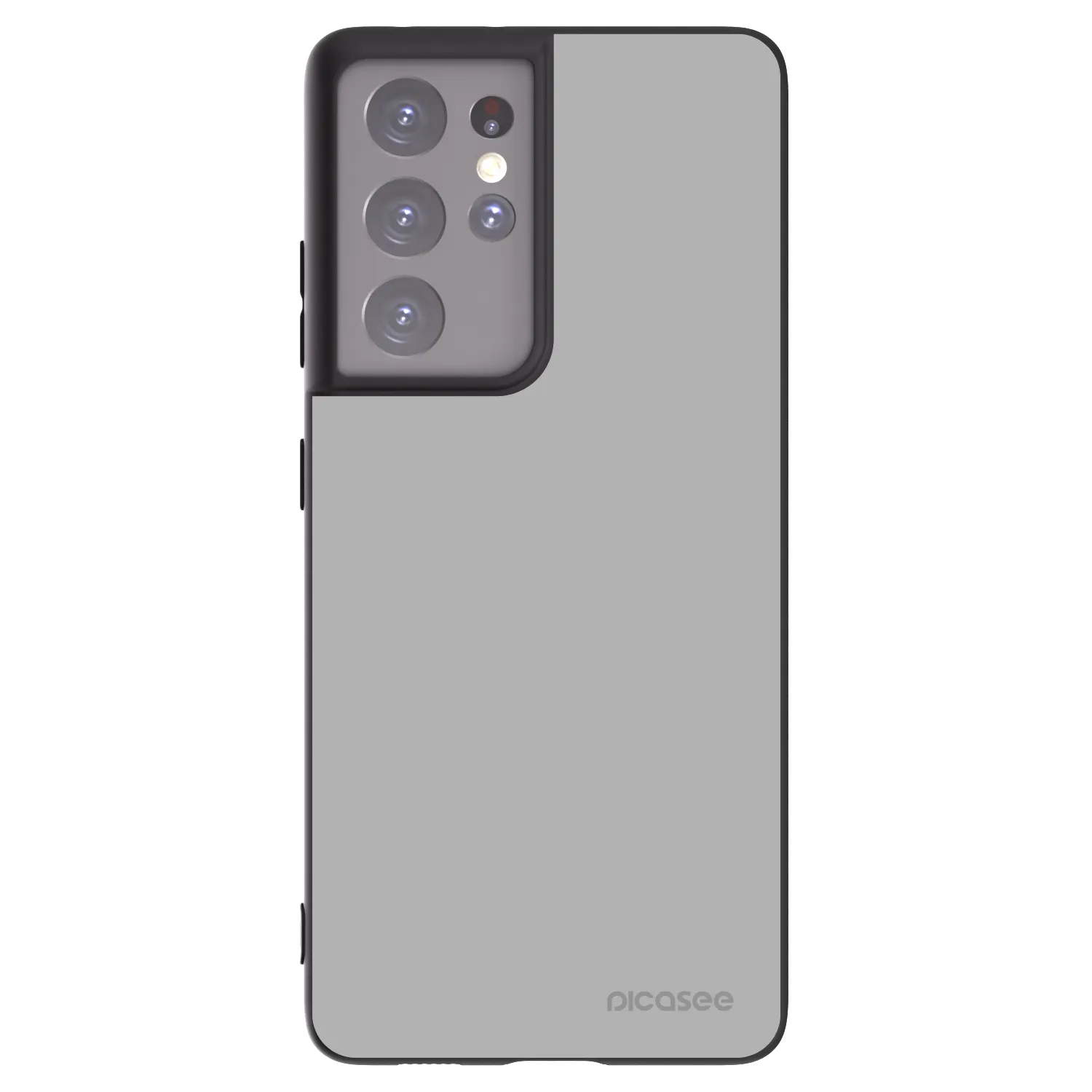 Picasee silikonski črni ovitek za Samsung Galaxy S21 Ultra 5G G998B - Stone