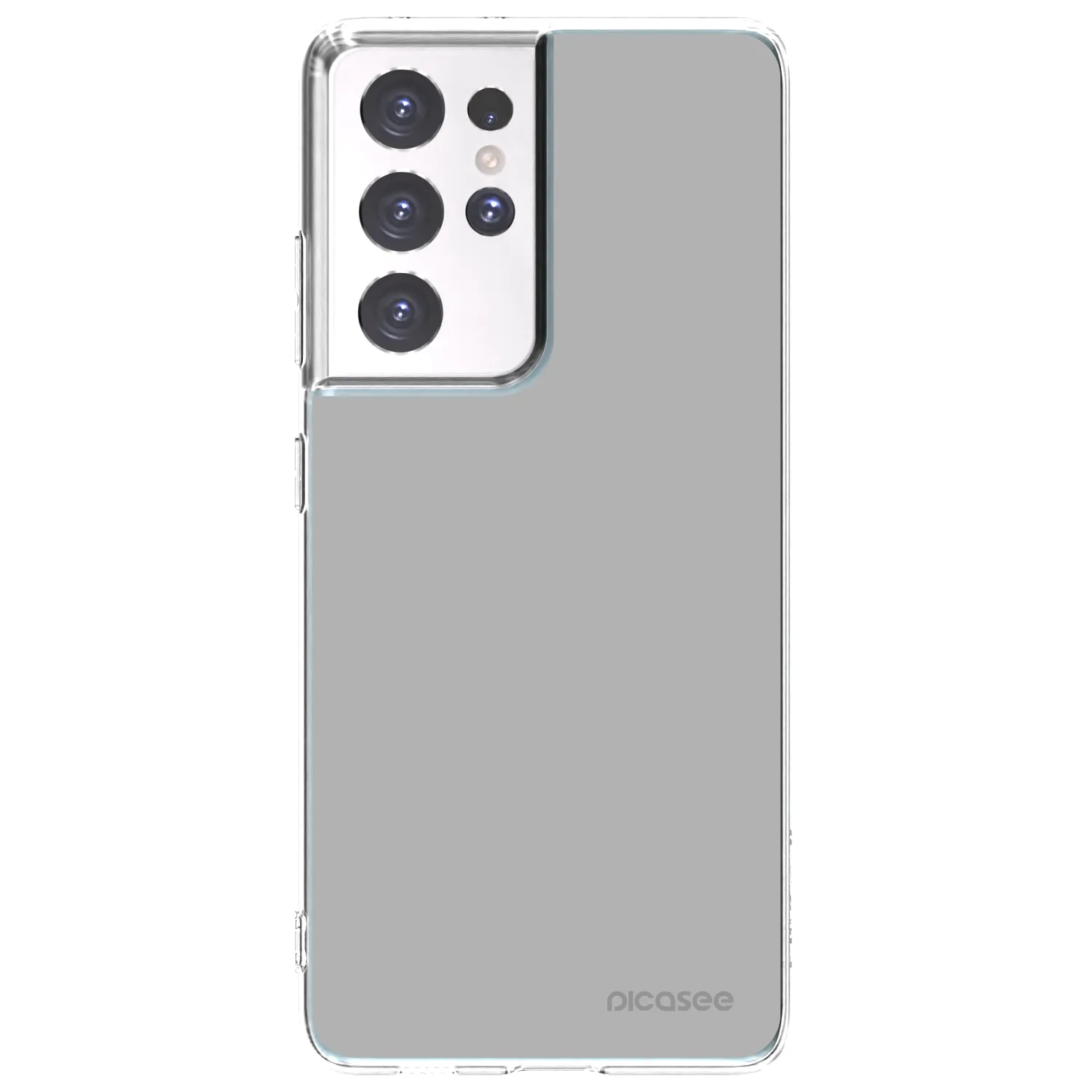 Picasee silikonski prozorni ovitek za Samsung Galaxy S21 Ultra 5G G998B - Stone