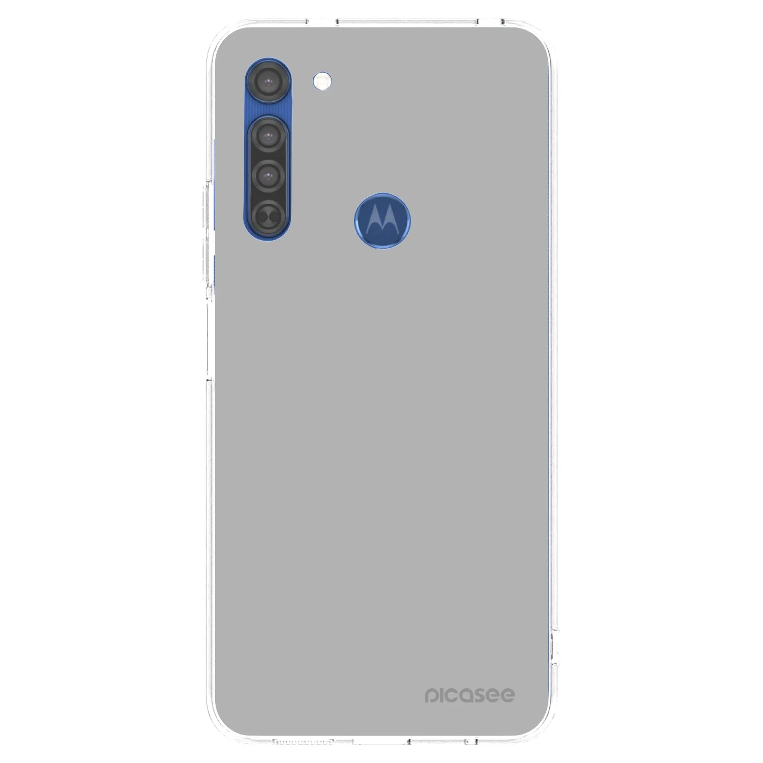 Picasee silikonski prozorni ovitek za Motorola Moto G8 - Stone