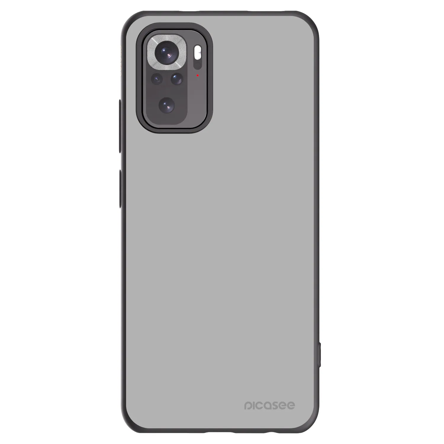 Picasee silikonski črni ovitek za Xiaomi Redmi Note 10S - Stone