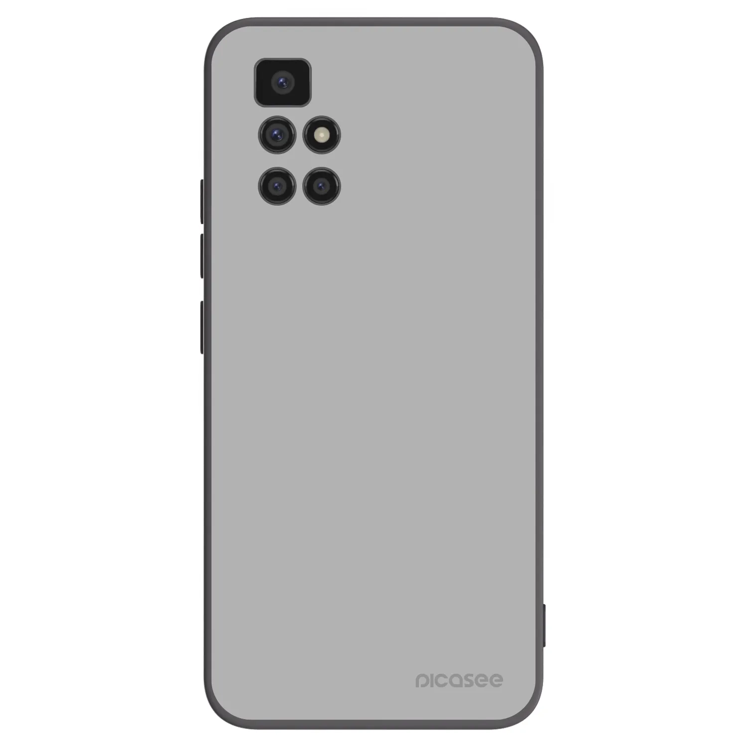 Picasee silikonski črni ovitek za Xiaomi Redmi 10 - Stone