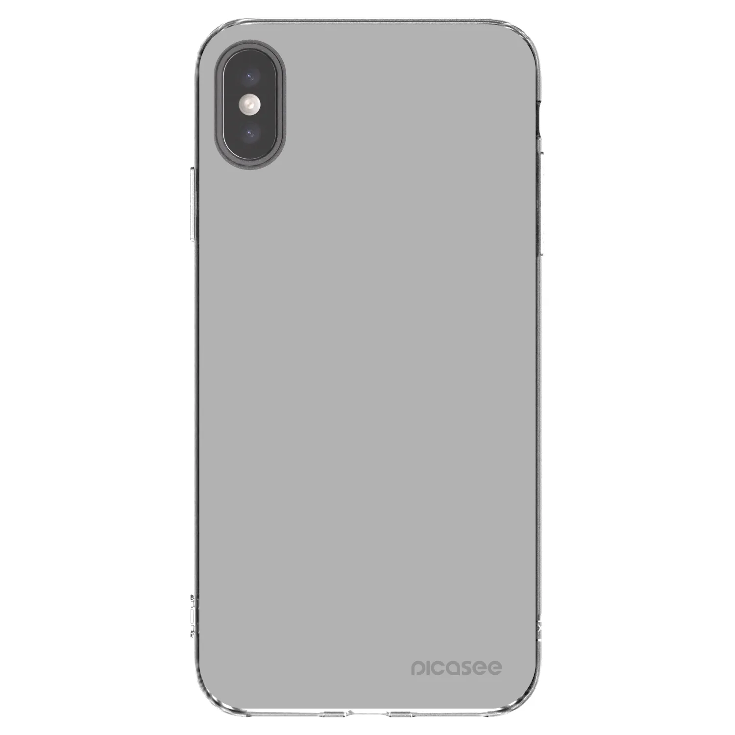 Picasee silikonski prozorni ovitek za Apple iPhone XS Max - Stone