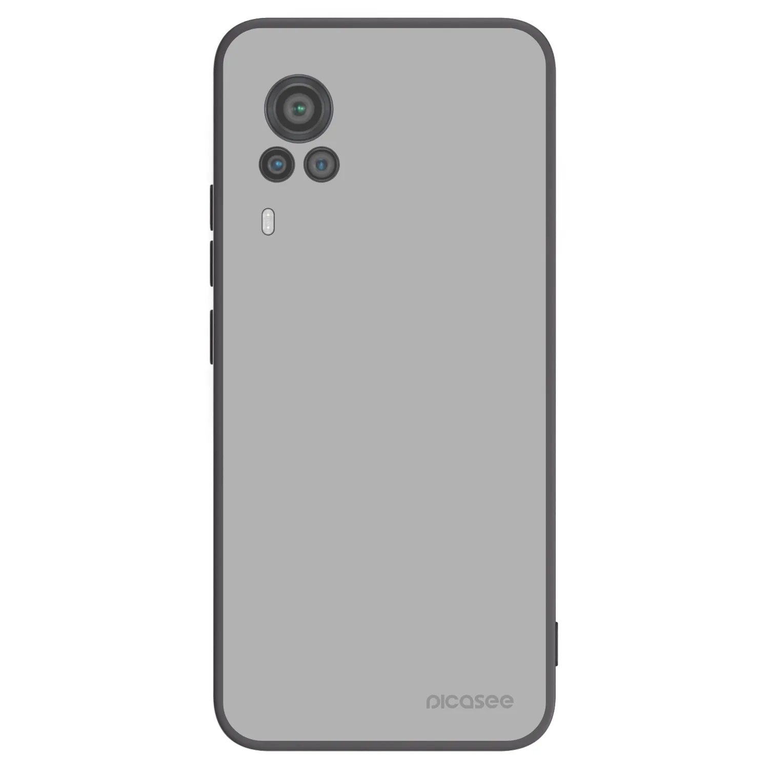 Picasee silikonski črni ovitek za Vivo X60 Pro 5G - Stone