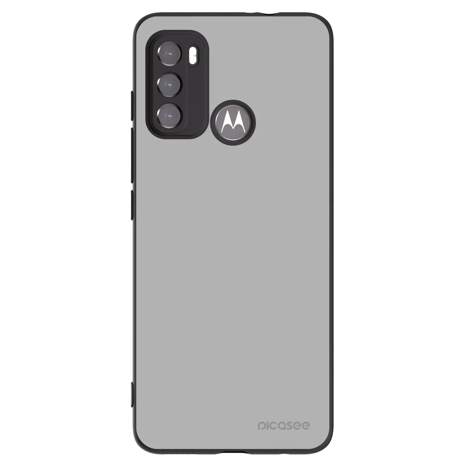Picasee silikonski črni ovitek za Motorola Moto G60 - Stone