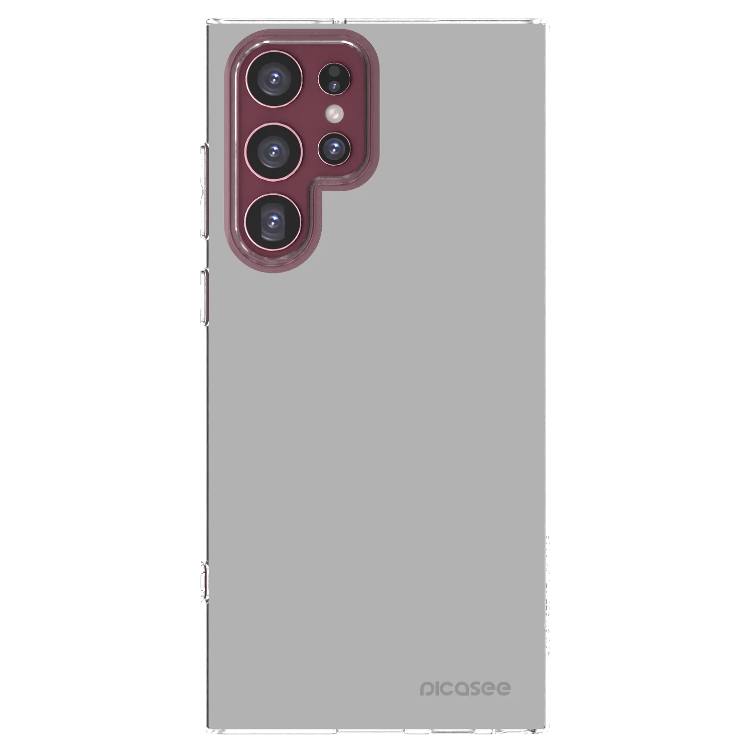 Picasee silikonski prozorni ovitek za Samsung Galaxy S22 Ultra 5G - Stone