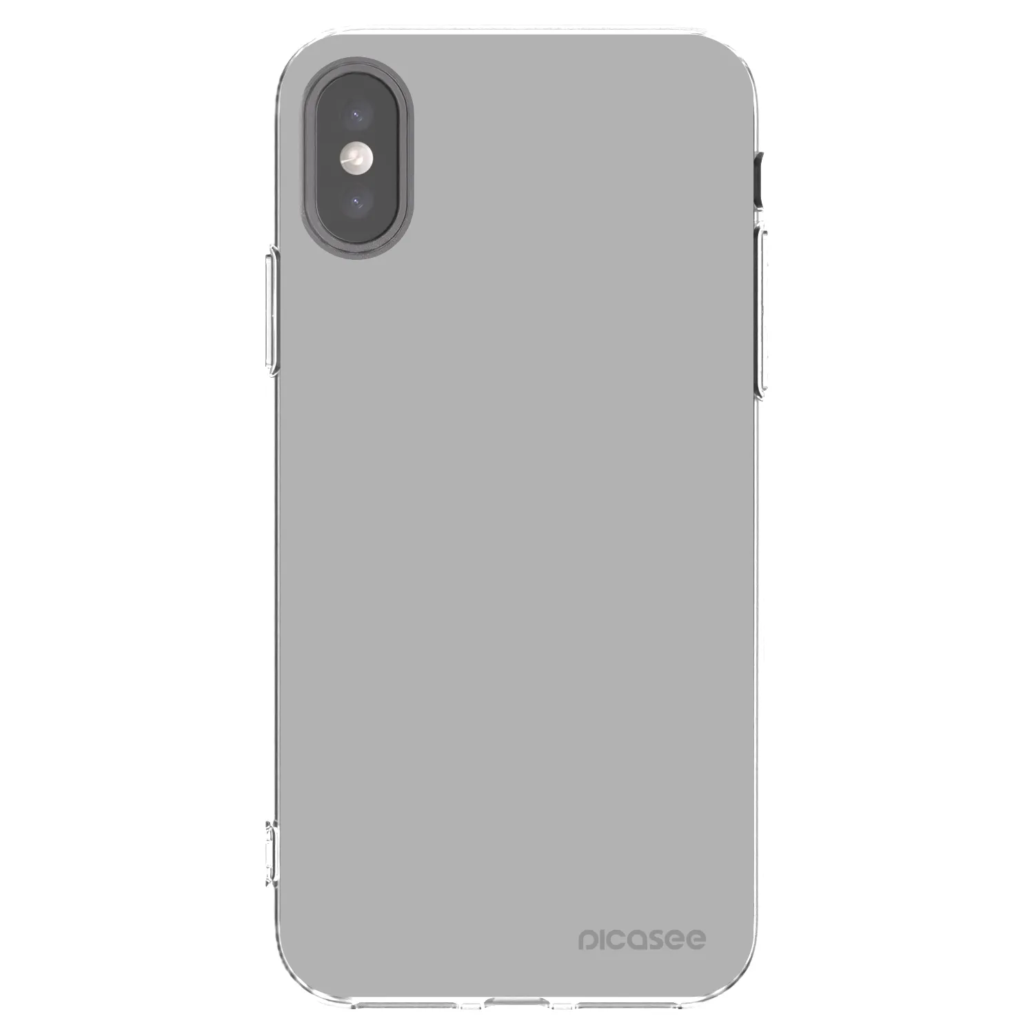 Picasee silikonski prozorni ovitek za Apple iPhone X/XS - Stone