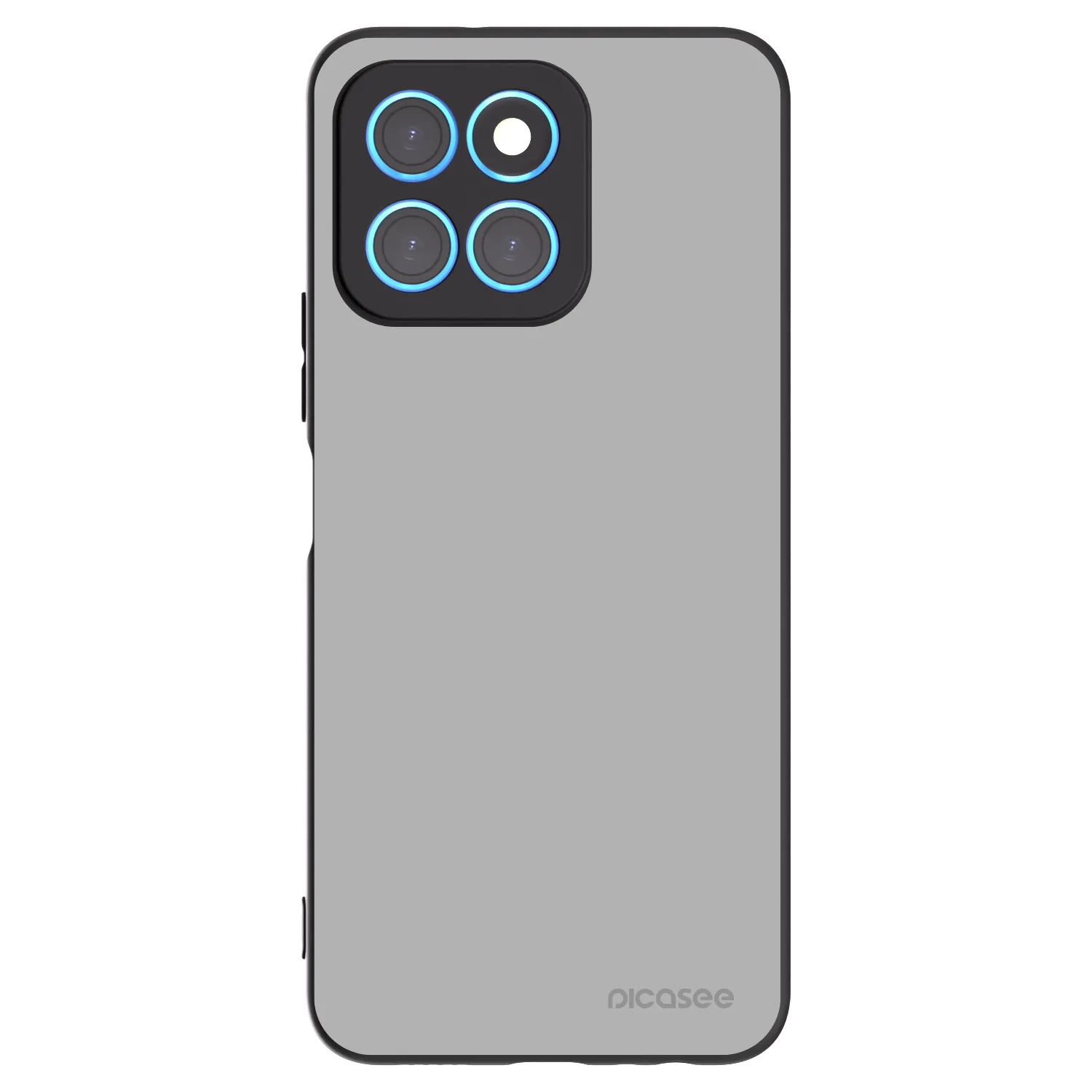 Picasee silikonski črni ovitek za Honor X6 - Stone