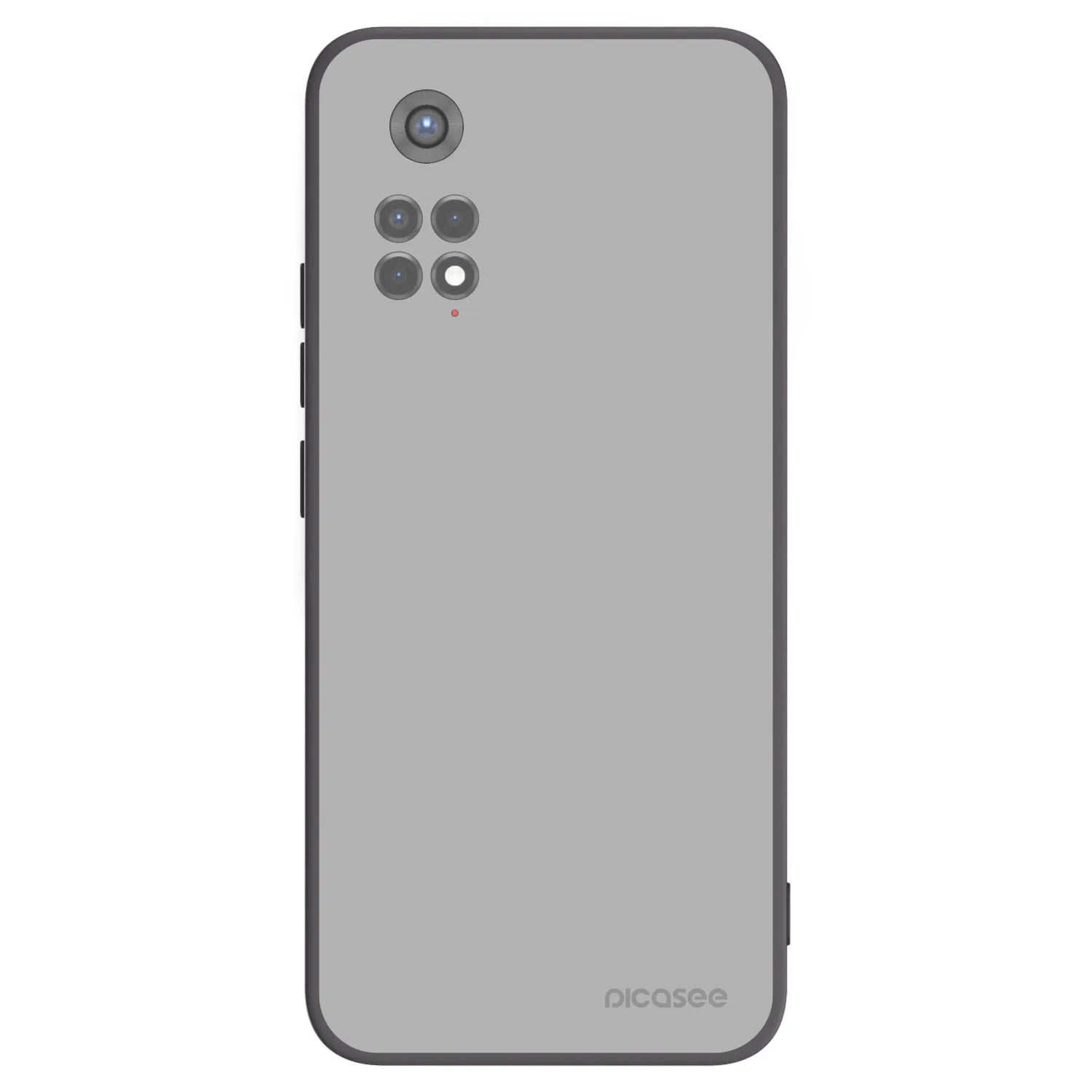 Picasee silikonski črni ovitek za Xiaomi Redmi Note 11S 5G - Stone