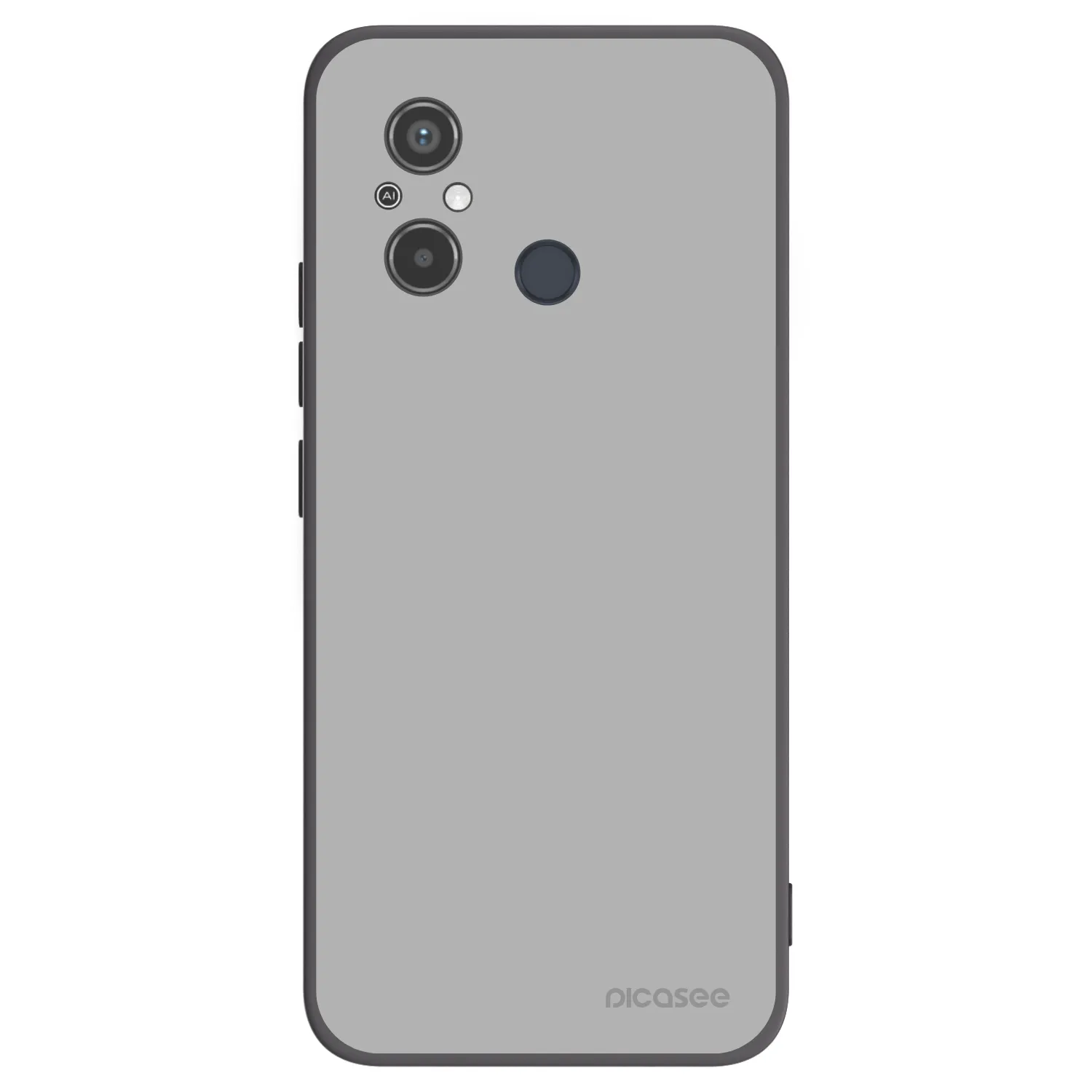 Picasee silikonski črni ovitek za Xiaomi Redmi 12C - Stone