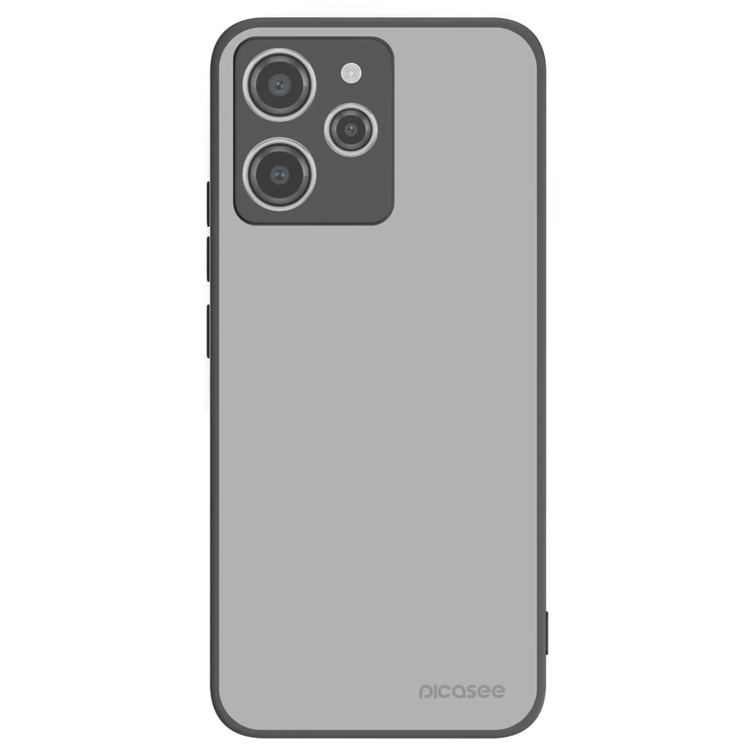 Picasee silikonski črni ovitek za Xiaomi Redmi 12 4G - Stone