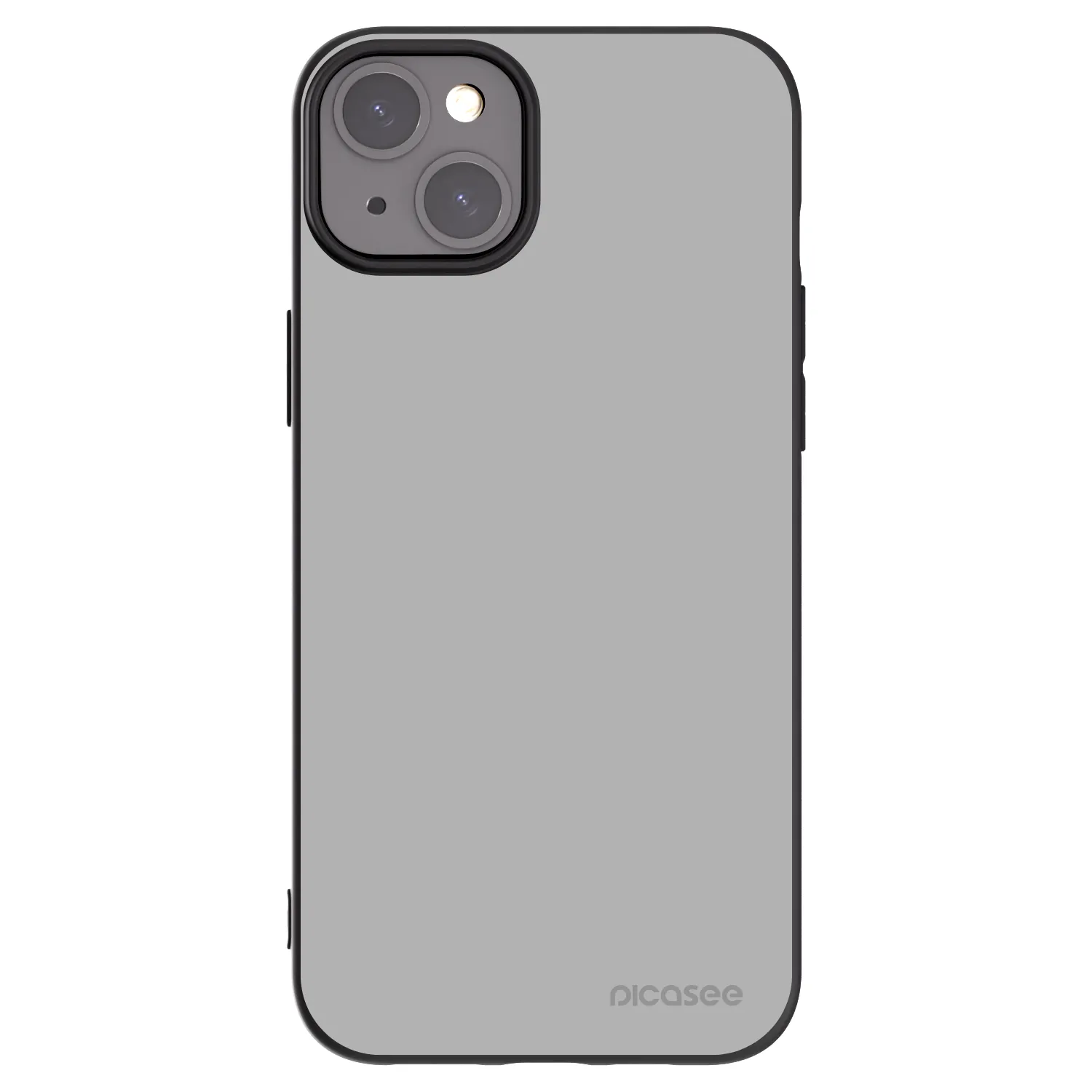 Picasee silikonski črni ovitek za Apple iPhone 15 Plus - Stone
