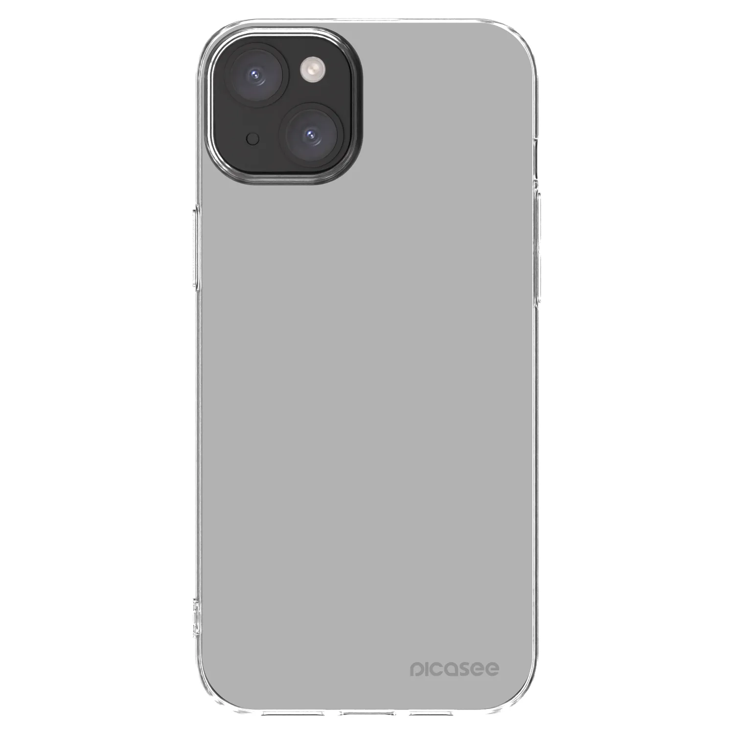 Picasee silikonski prozorni ovitek za Apple iPhone 15 Plus - Stone