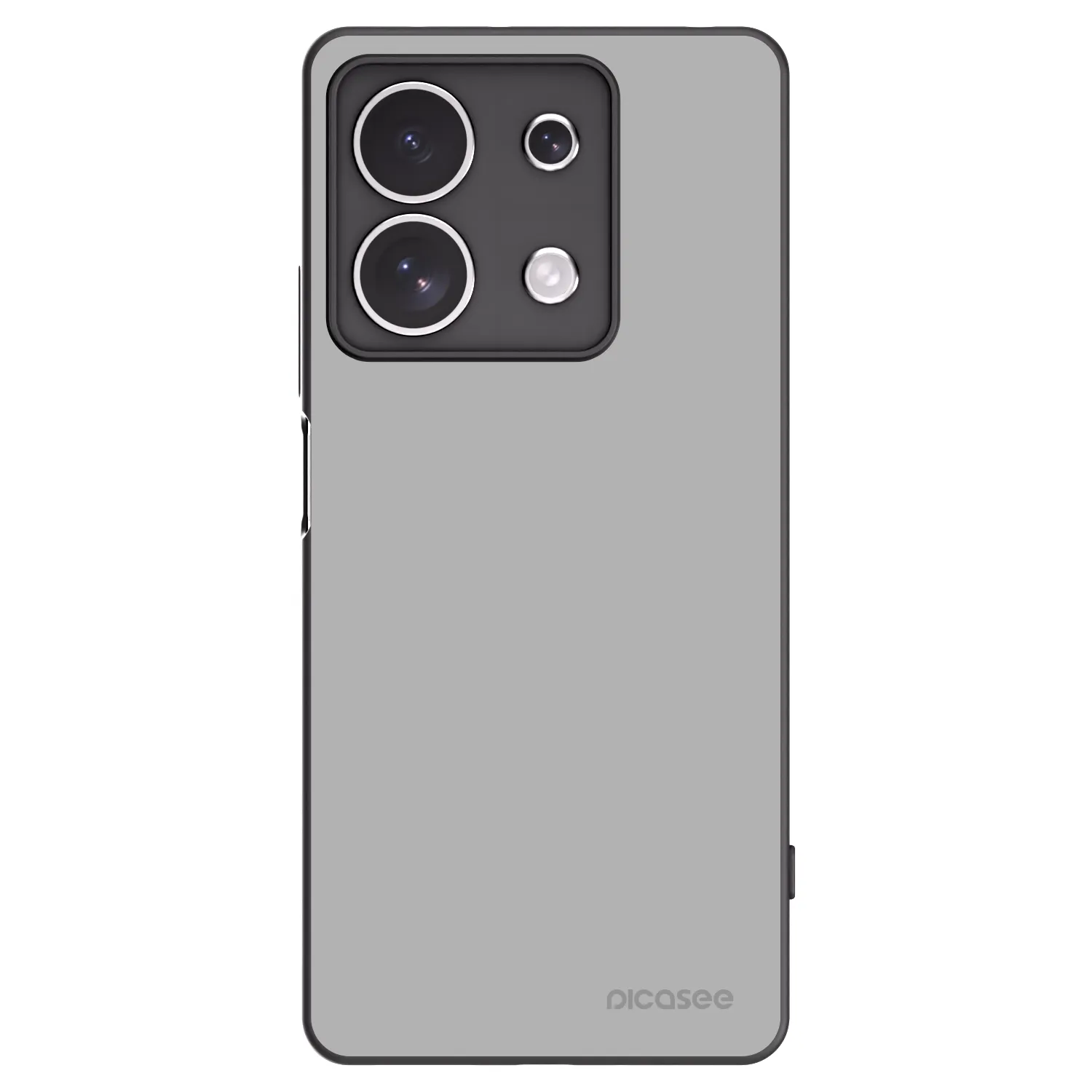 Picasee silikonski črni ovitek za Xiaomi Redmi Note 13 4G - Stone