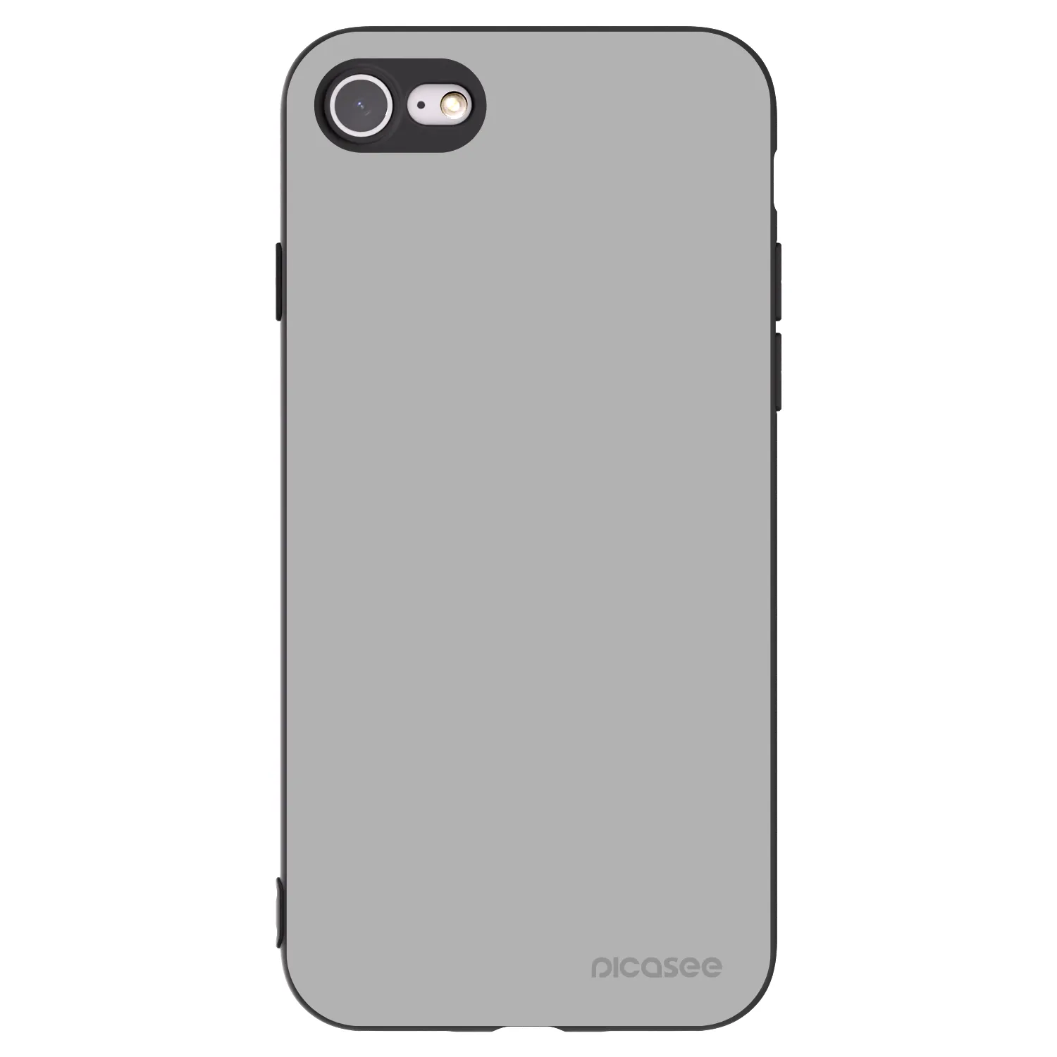 Picasee silikonski črni ovitek za Apple iPhone 8 - Stone