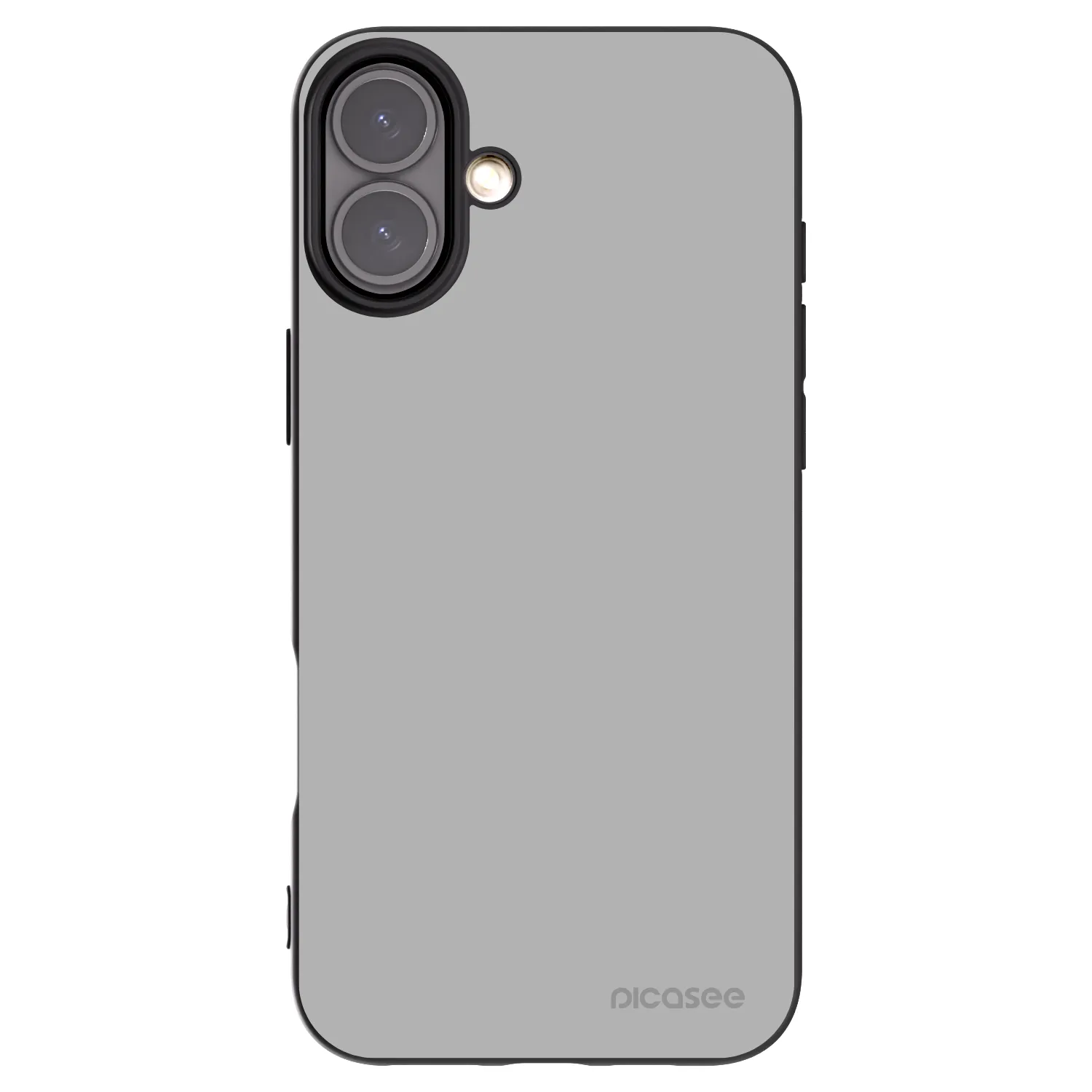 Picasee silikonski črni ovitek za Apple iPhone 16 Plus - Stone