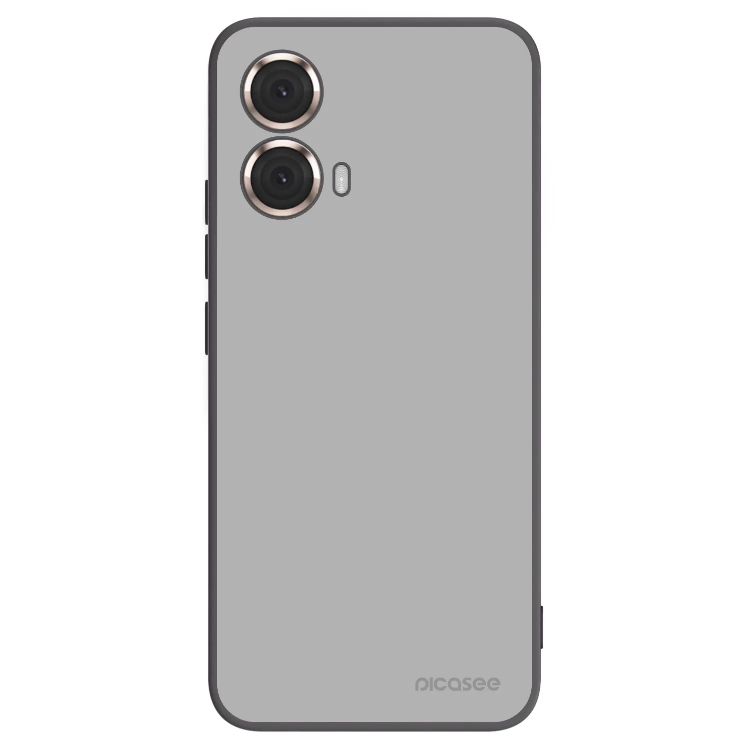 Picasee silikonski črni ovitek za Motorola Moto G85 - Stone