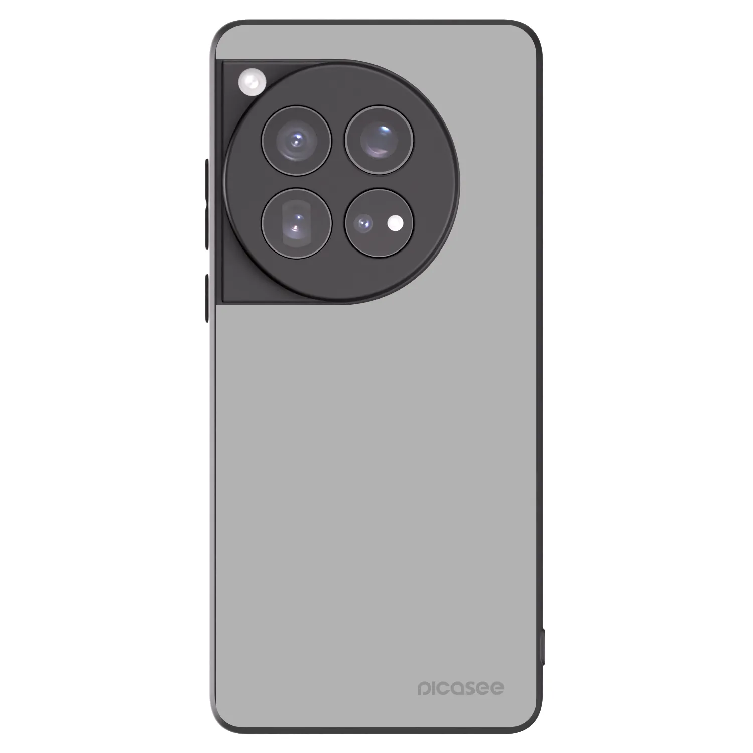 Picasee silikonski črni ovitek za OnePlus 12 5G - Stone