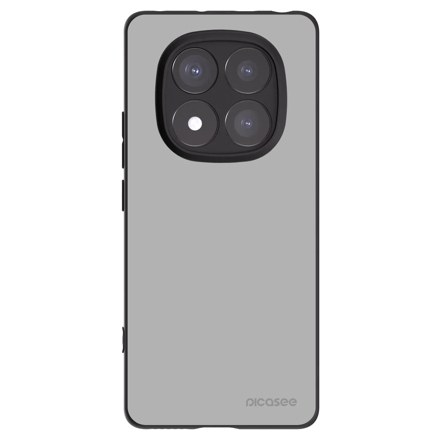 Picasee silikonski črni ovitek za Xiaomi Redmi Note 14 Pro+ 5G - Stone