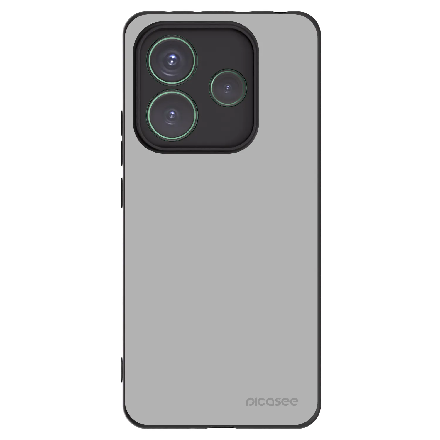 Picasee silikonski črni ovitek za Xiaomi Redmi Note 14 5G - Stone