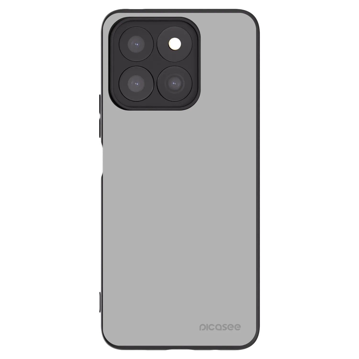 Picasee silikonski črni ovitek za Honor X8c - Stone