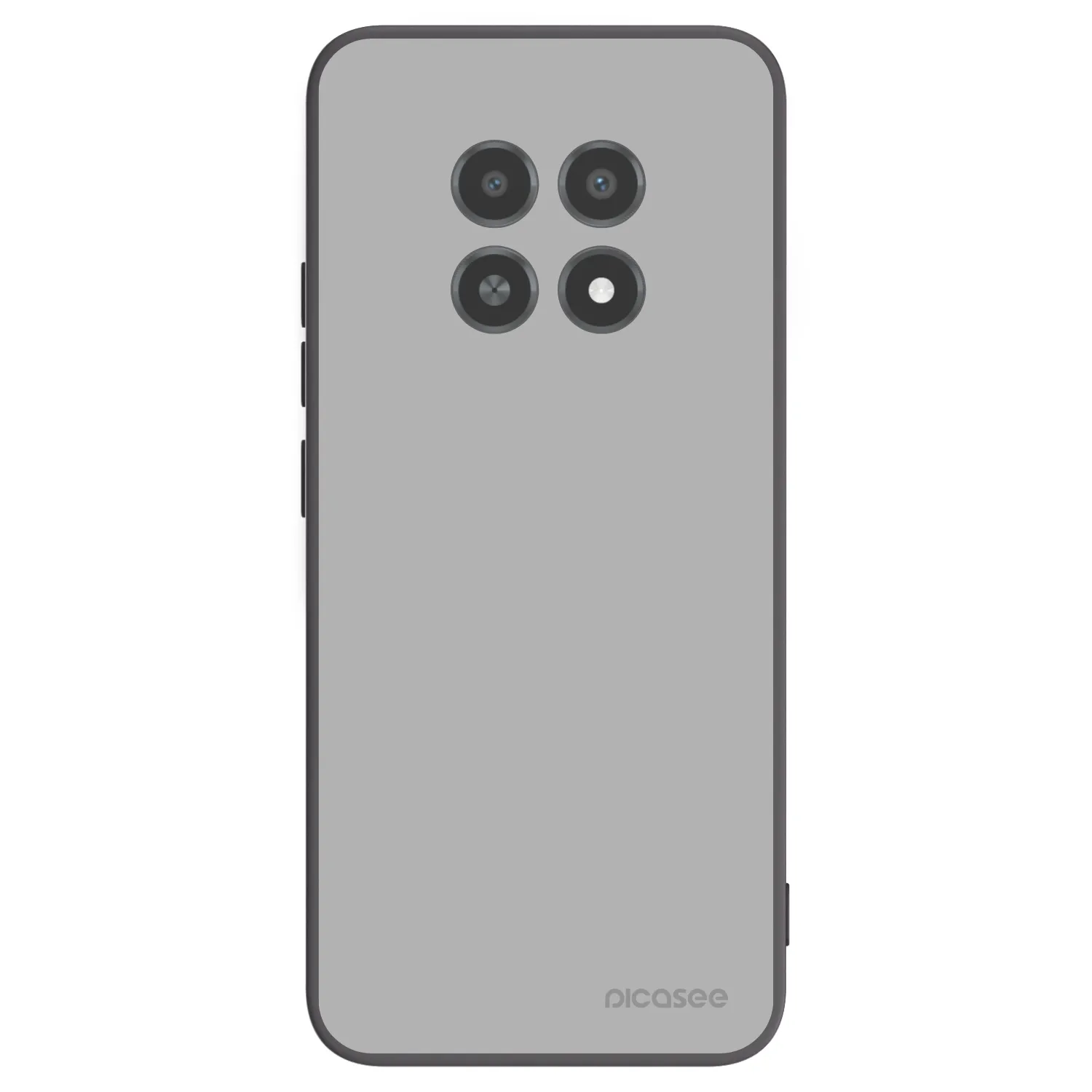 Picasee silikonski črni ovitek za Realme 12X - Stone