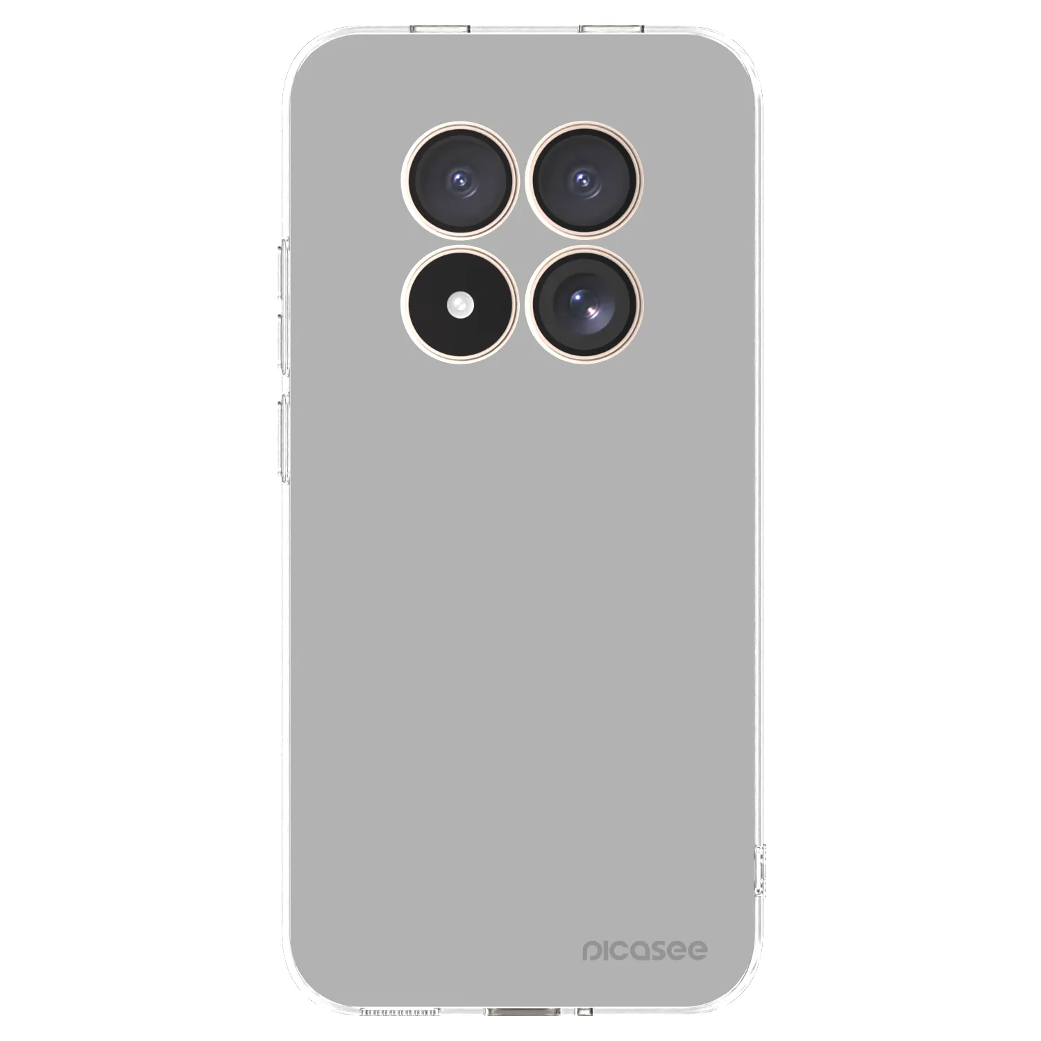 Picasee silikonski prozorni ovitek za Xiaomi Redmi Note 15 Pro 4G - Stone