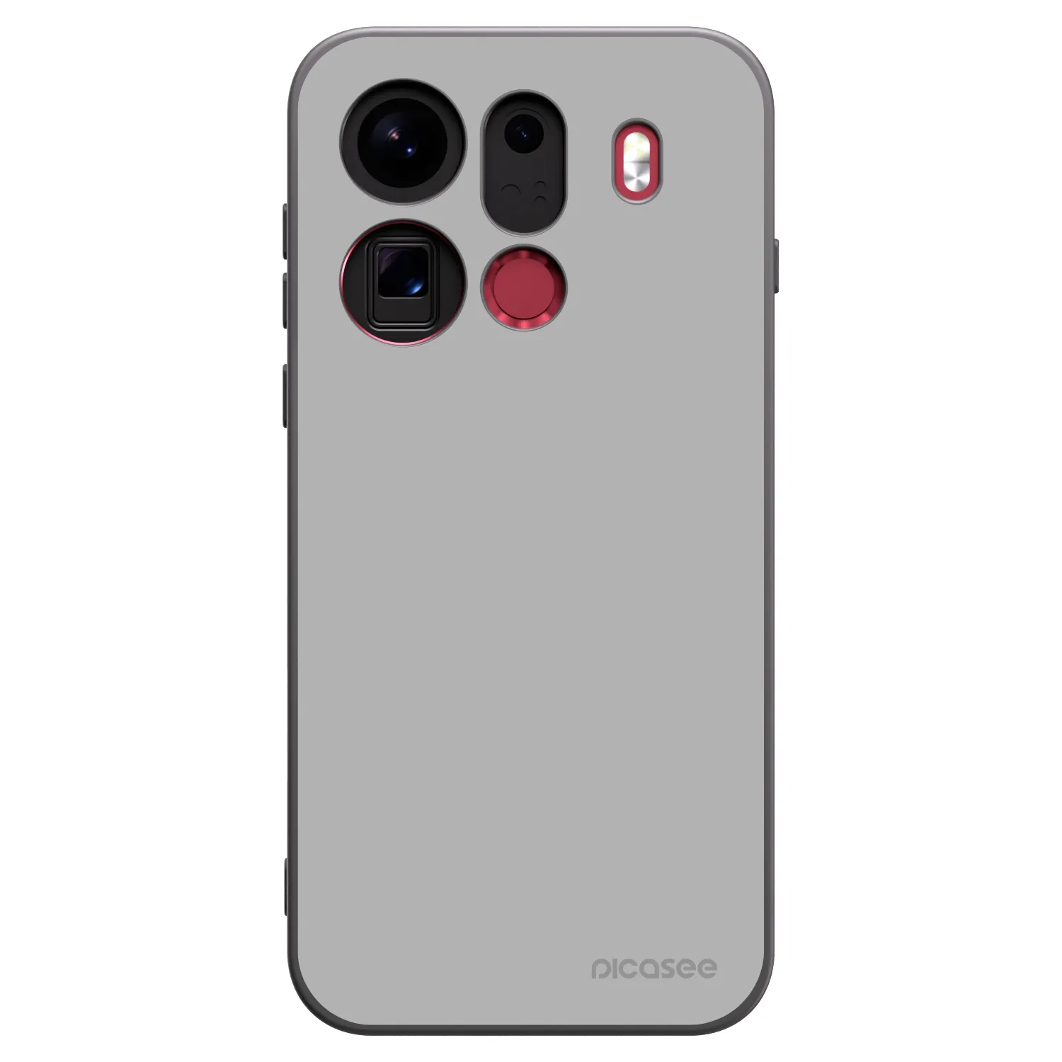 Picasee silikonski črni ovitek za OPPO Find X9 Pro - Stone