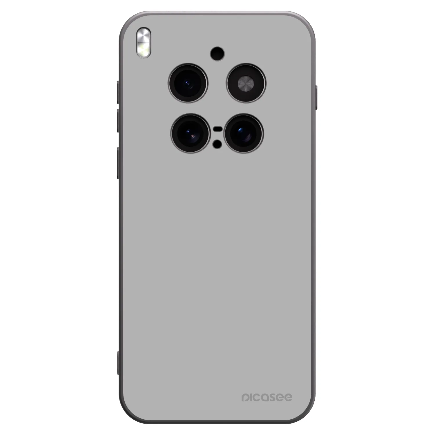 Picasee silikonski črni ovitek za Vivo X300 Pro - Stone
