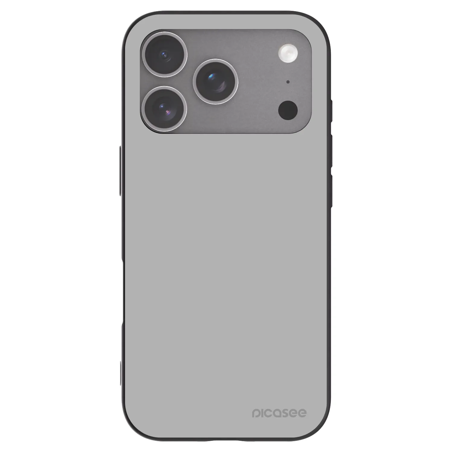 Picasee silikonski črni ovitek za Apple iPhone 18 Pro - Stone