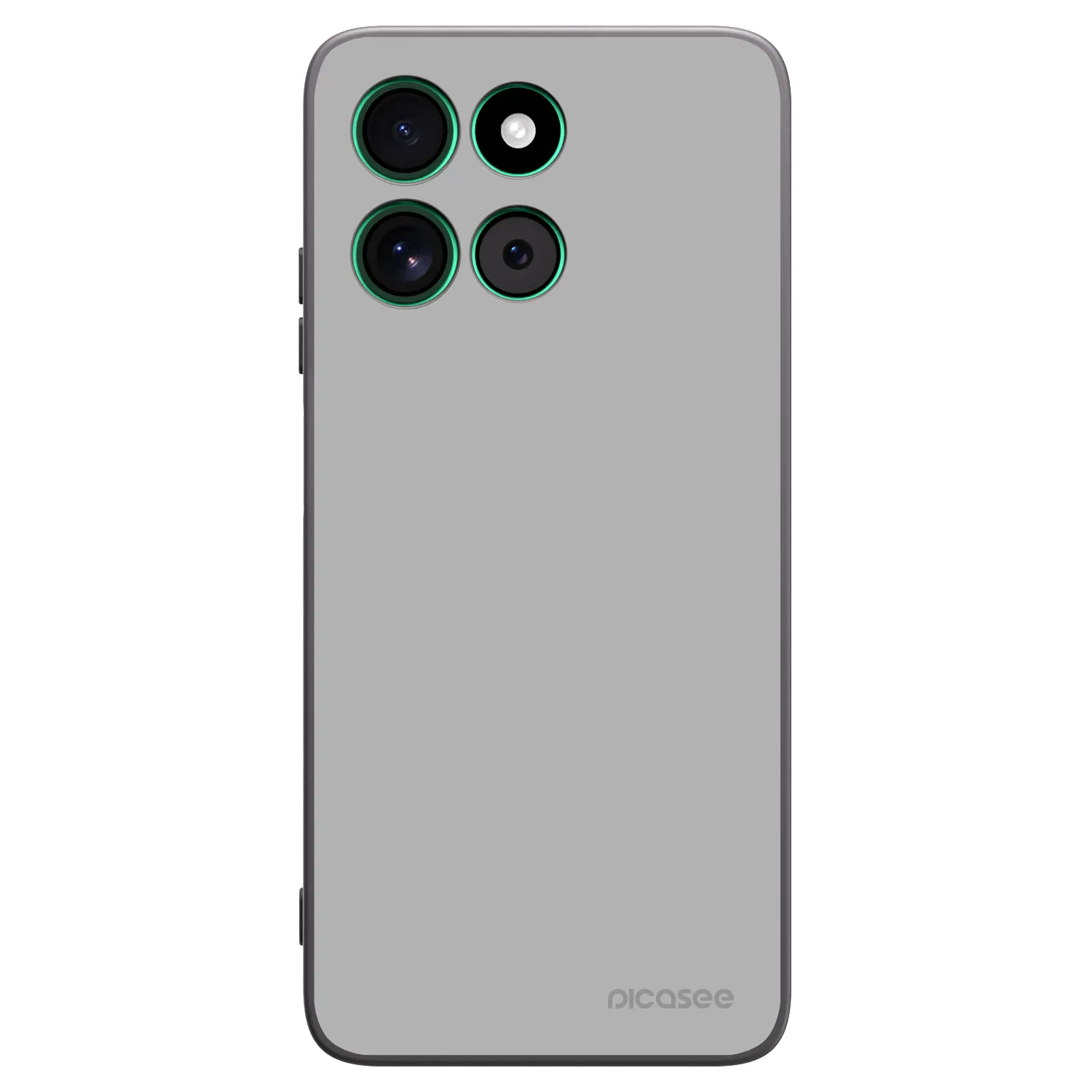 Picasee silikonski črni ovitek za Motorola Moto G57 Power - Stone