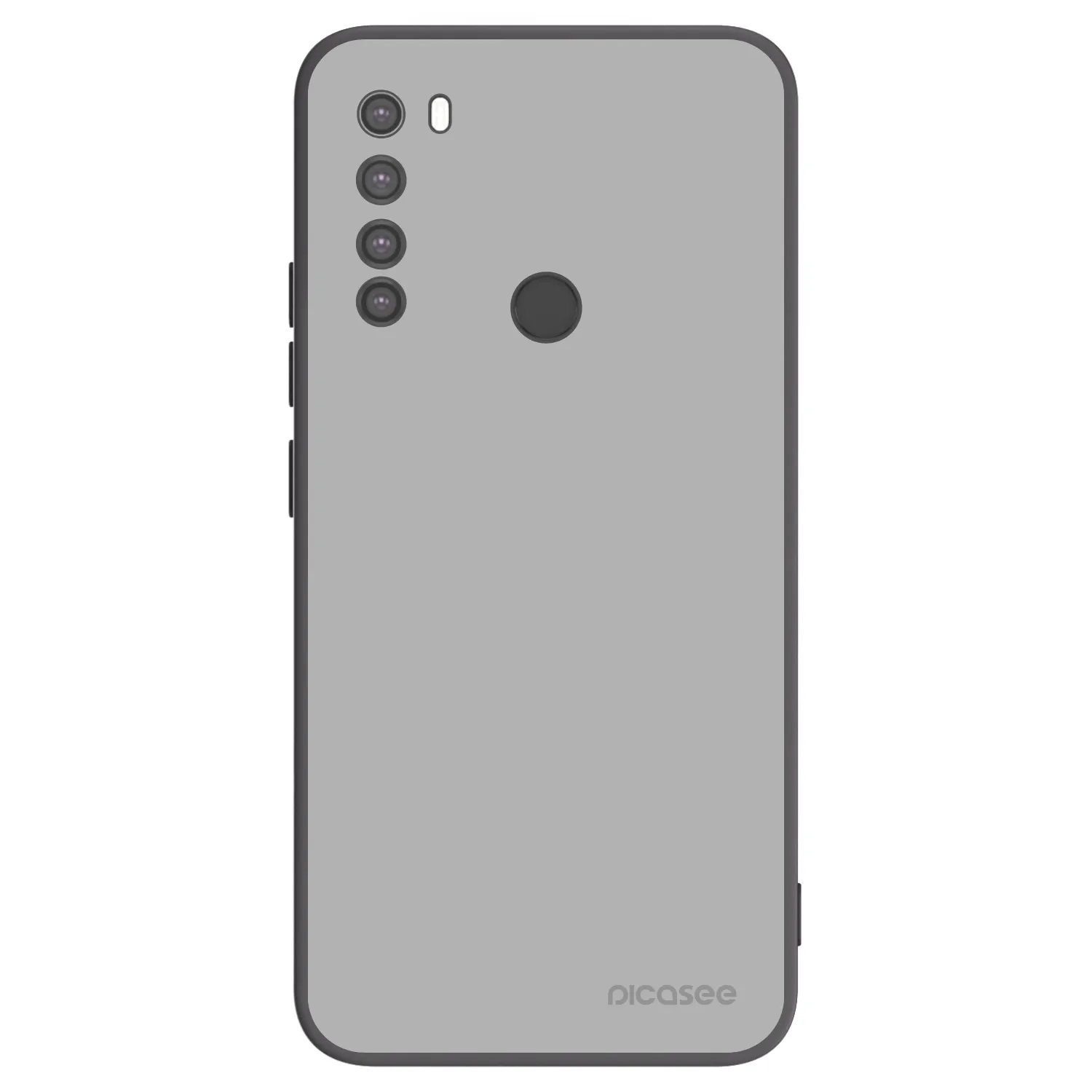 Picasee silikonski črni ovitek za Xiaomi Redmi Note 8 - Stone