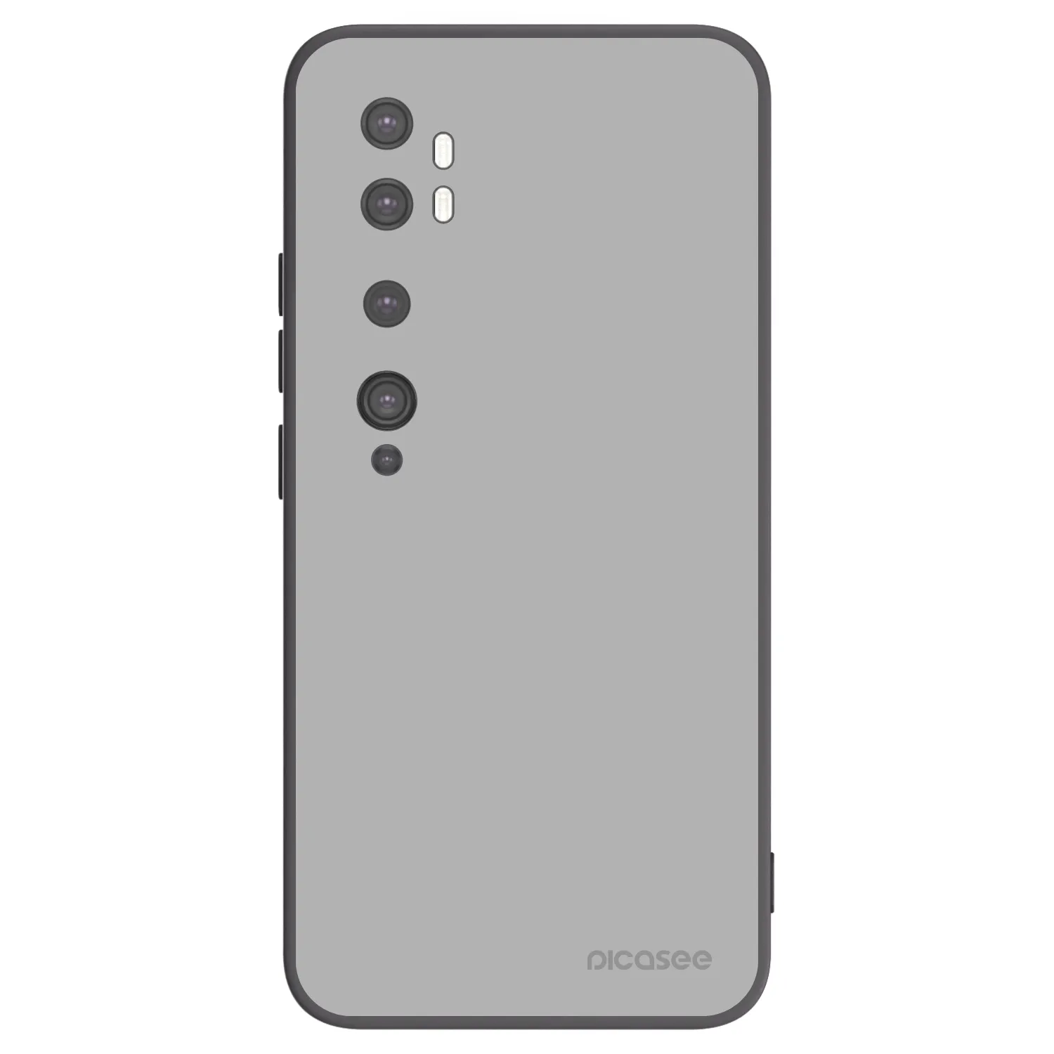 Picasee silikonski črni ovitek za Xiaomi Mi Note 10 (Pro) - Stone