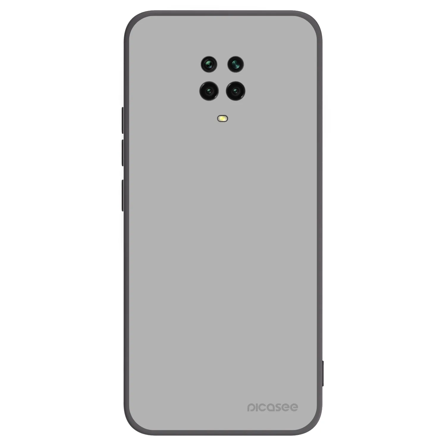 Picasee silikonski črni ovitek za Xiaomi Redmi Note 9 Pro - Stone