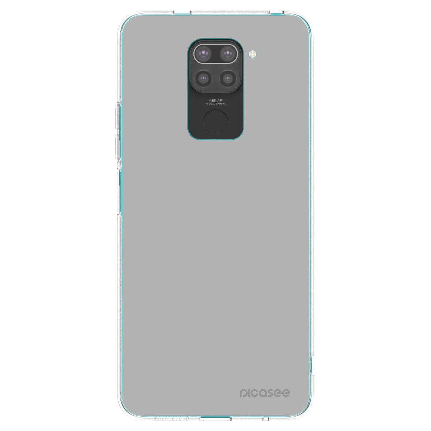 Picasee silikonski črni ovitek za Xiaomi Redmi Note 9 - Stone