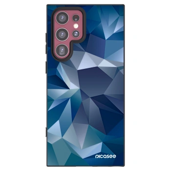 Picasee silikonski črni ovitek za Samsung Galaxy S22 Ultra 5G - Wallpaper