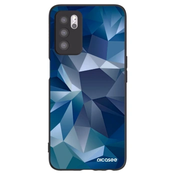 Picasee silikonski črni ovitek za OPPO A16 - Wallpaper