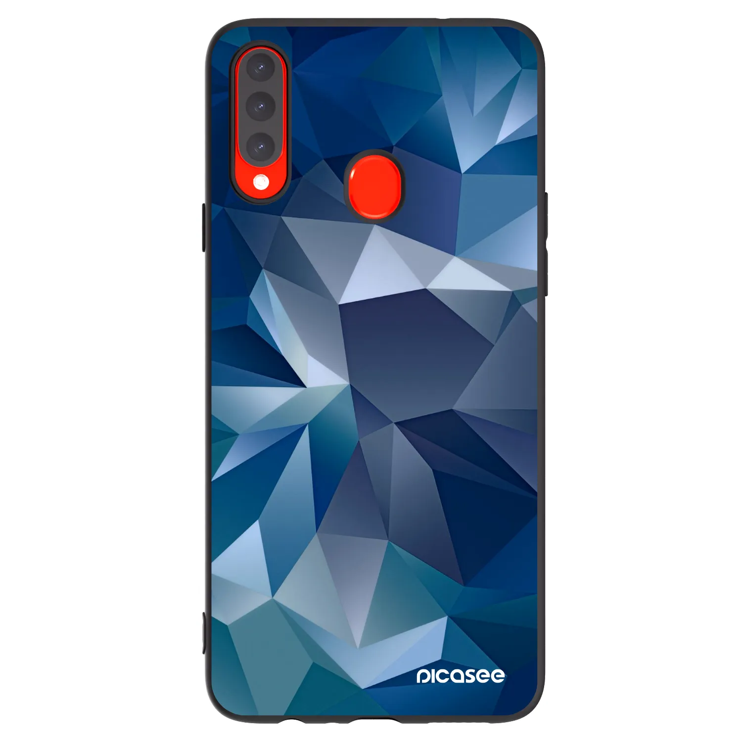 Picasee silikonski črni ovitek za Samsung Galaxy A20s - Wallpaper