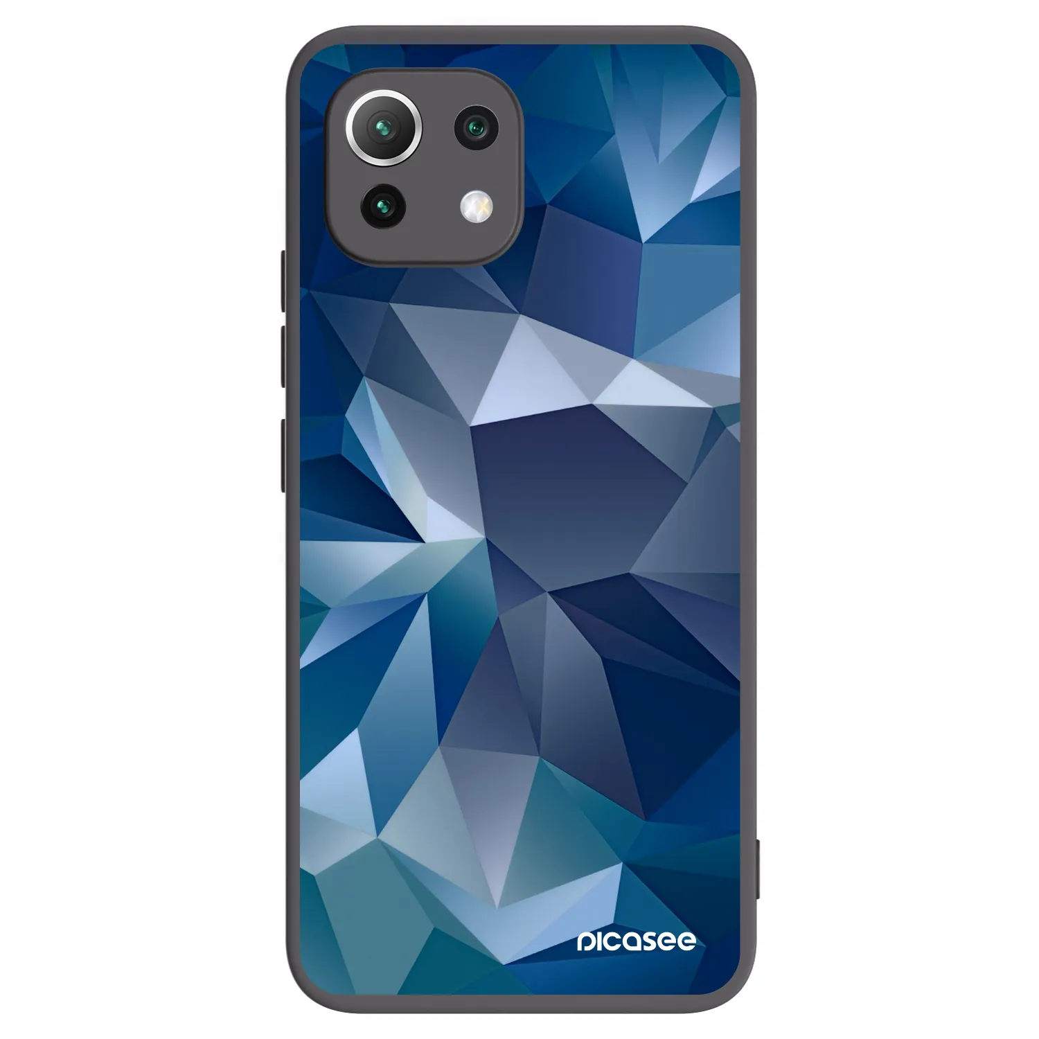 Picasee silikonski črni ovitek za Xiaomi Mi 11 Lite - Wallpaper