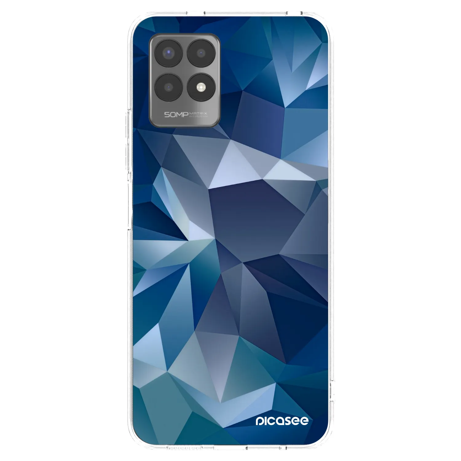 Picasee silikonski prozorni ovitek za Realme 8i - Wallpaper