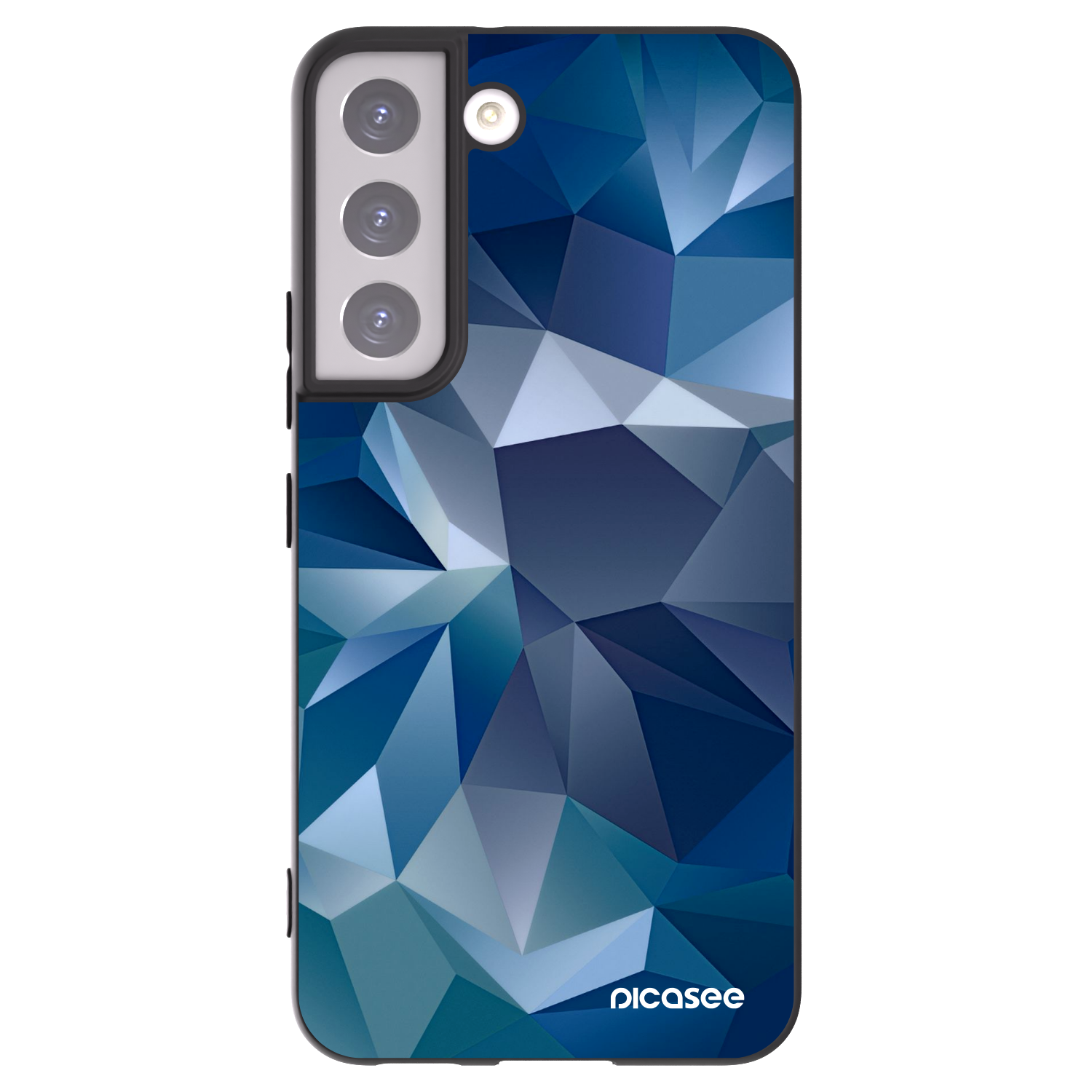 Picasee silikonski črni ovitek za Samsung Galaxy S22 5G - Wallpaper